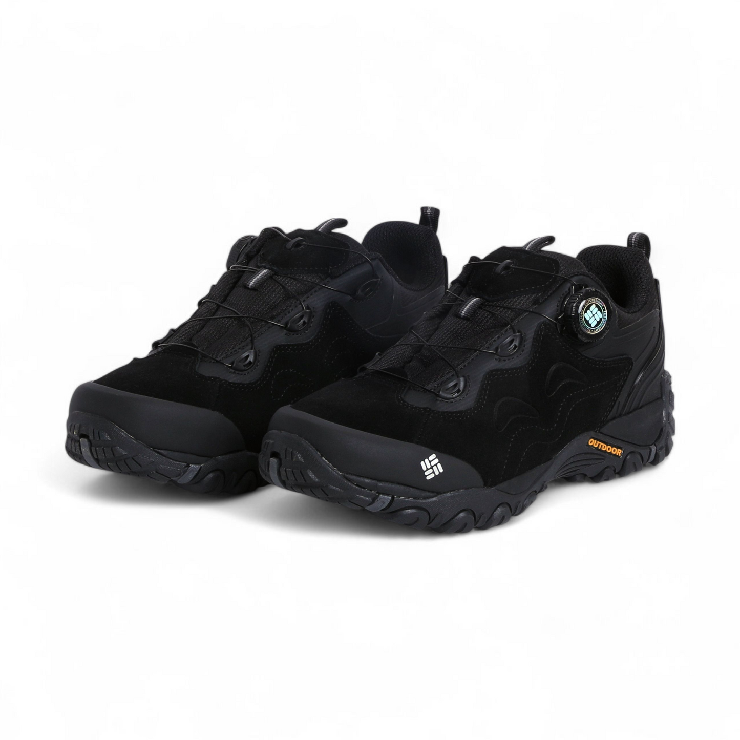 Columbia Leather Outdoor Sneakers CO - in black×black