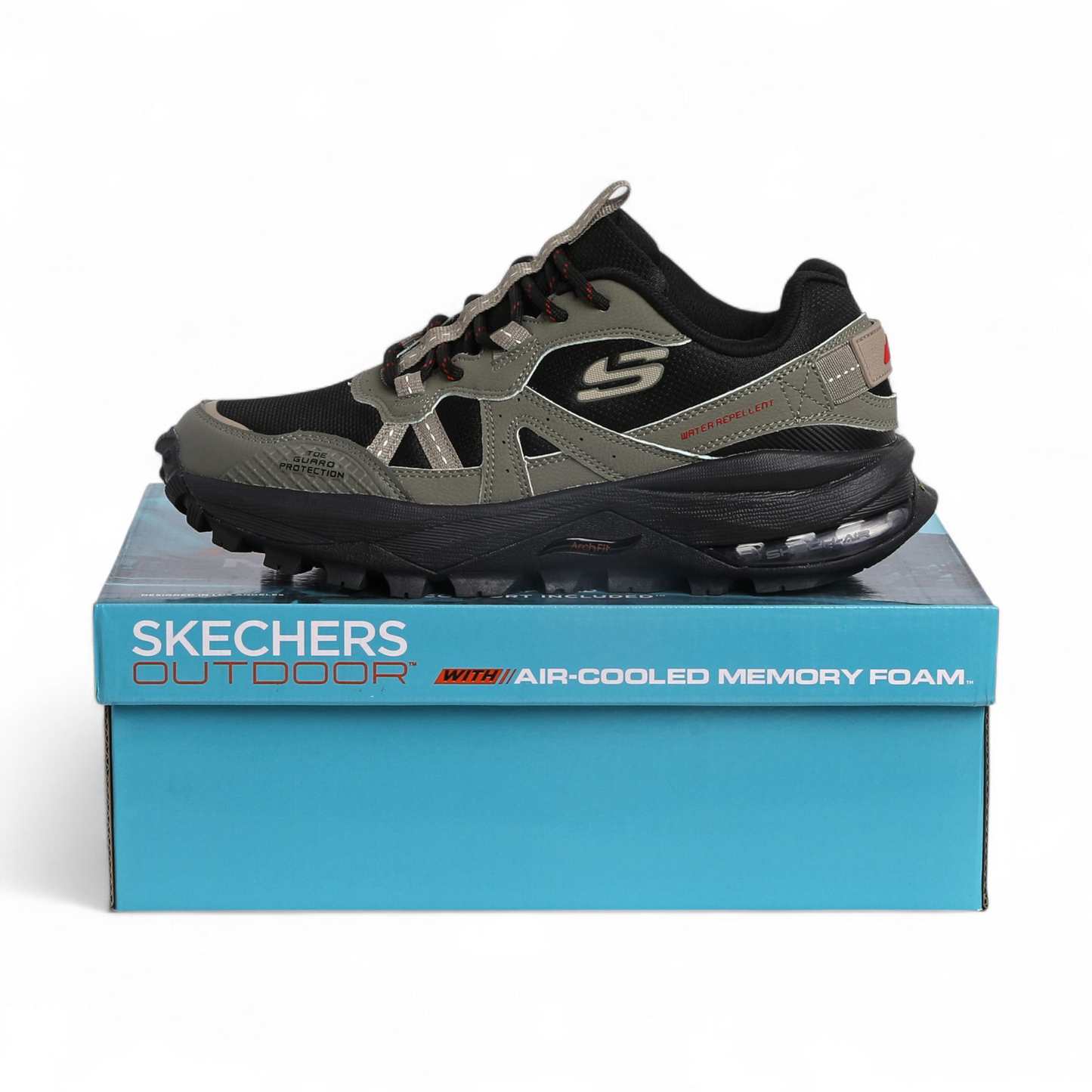 Skechers Arch Fit Uno Lite - Trail Tracer S3 - in green×black