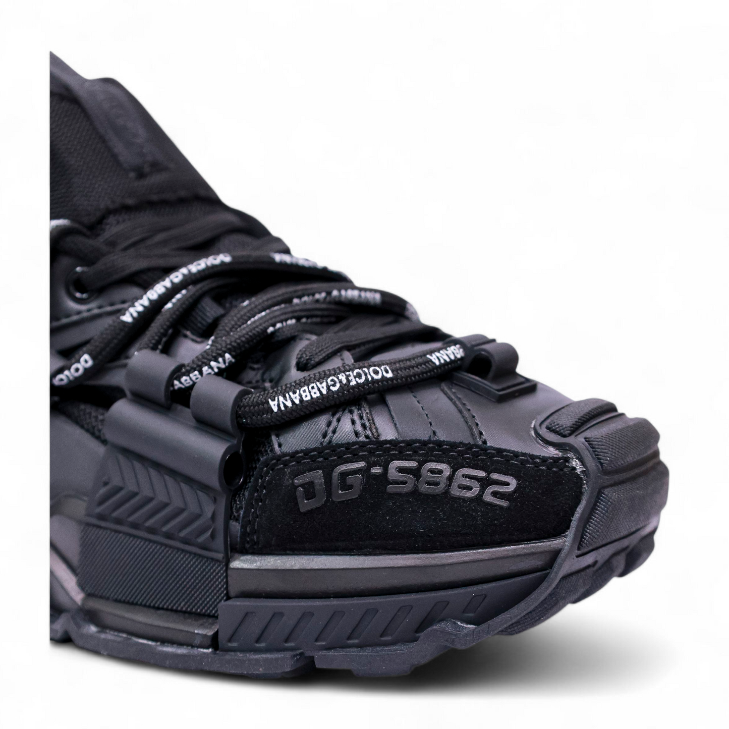 Men’s Dolce & Gabbana Low Top Space Lace Up Sneakers DG - in Black