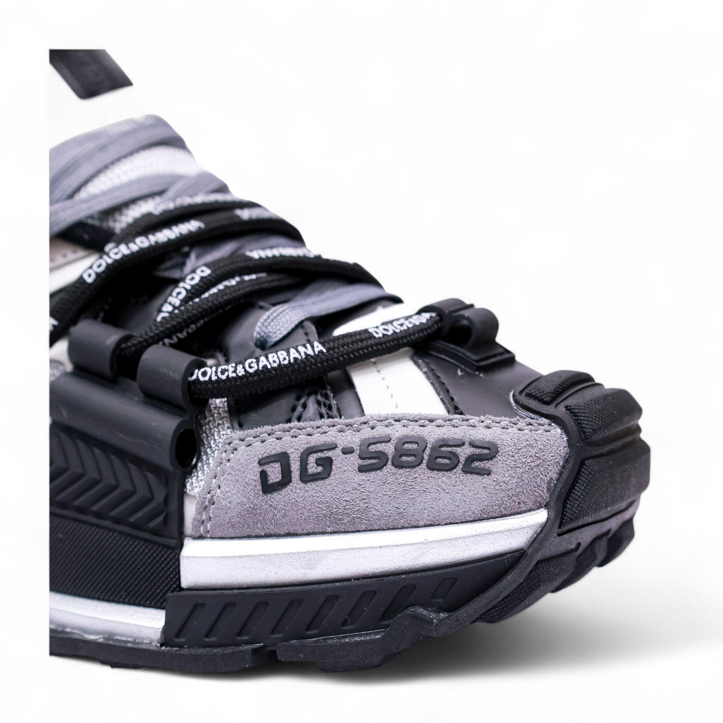 Men’s Dolce & Gabbana Low Top Space Lace Up Sneakers DG - in Gray