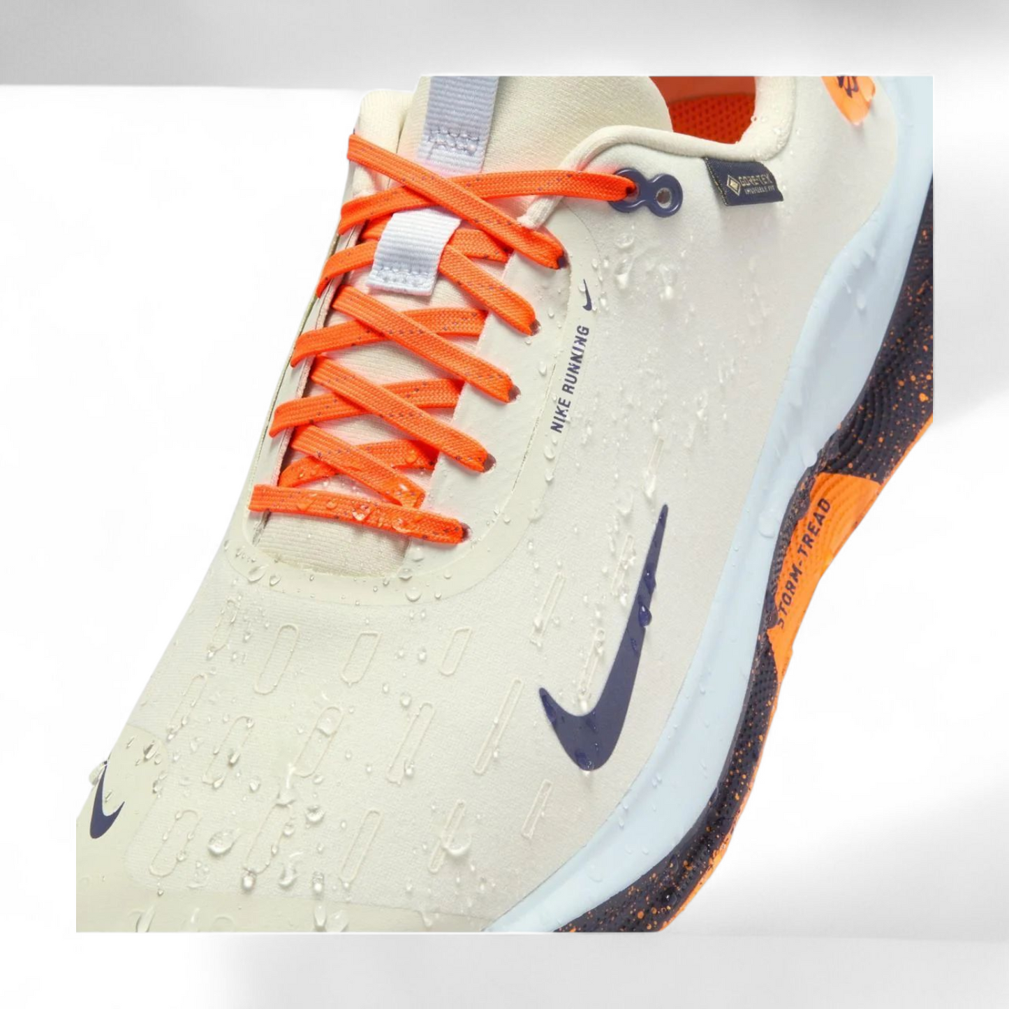 Nike Infinity Run 4 Gore-Tex - GOR - in Beige×orange