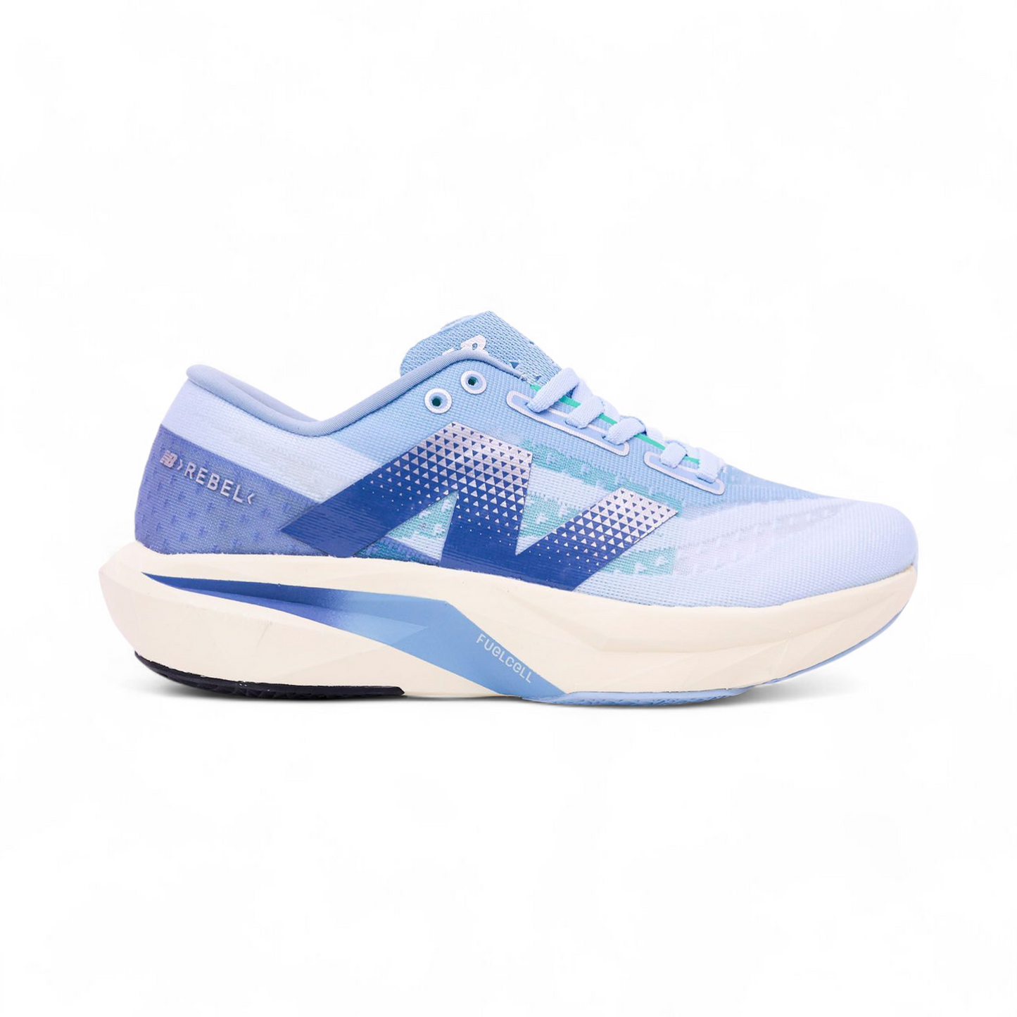 New Balance women's FuelCell Rebel V4 Running Shoe - WB - in Sky
