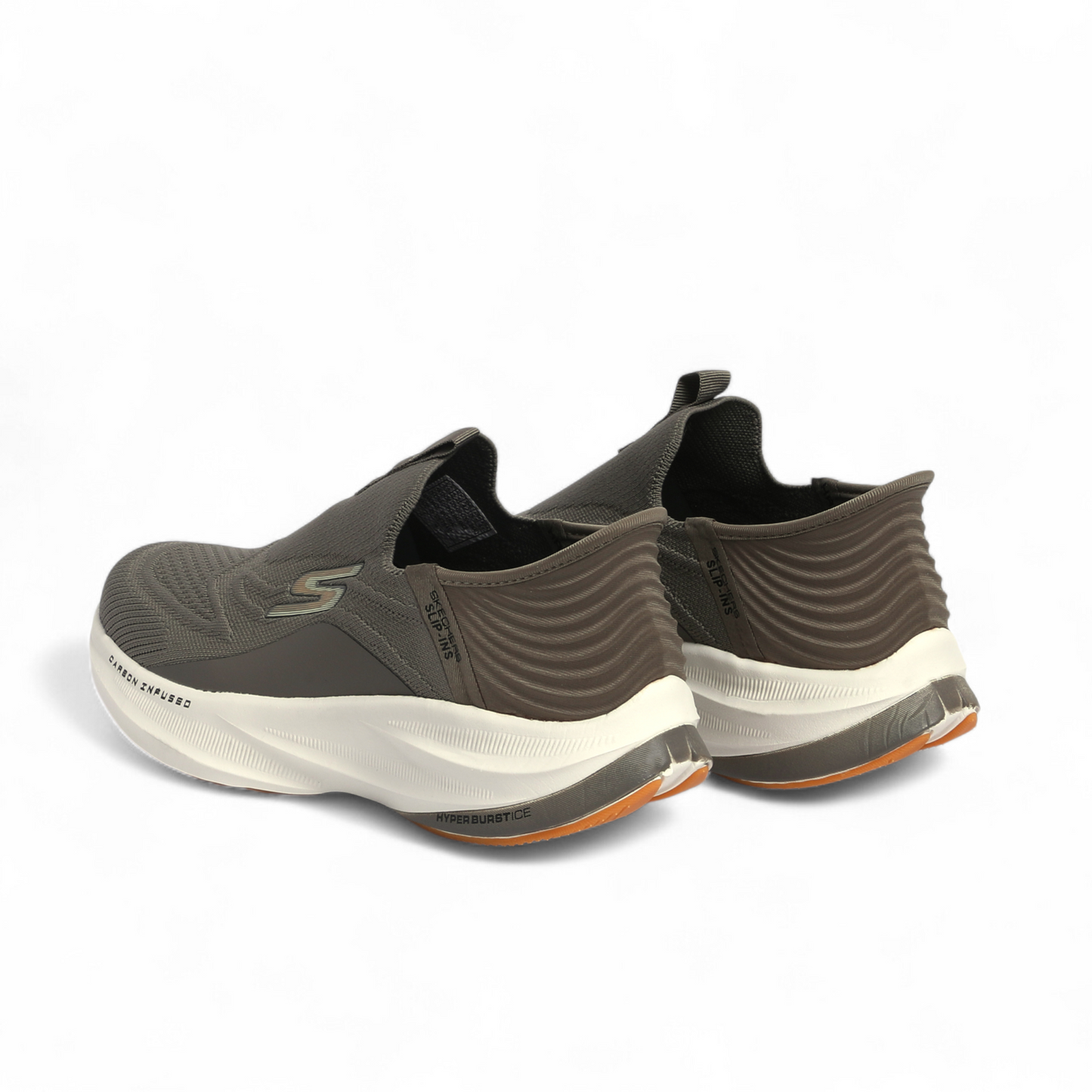 Skechers Slip-Ins – Hyper Burst • Carbon Infused • Goodyear HyperArc Comfort - S4 - in Beige