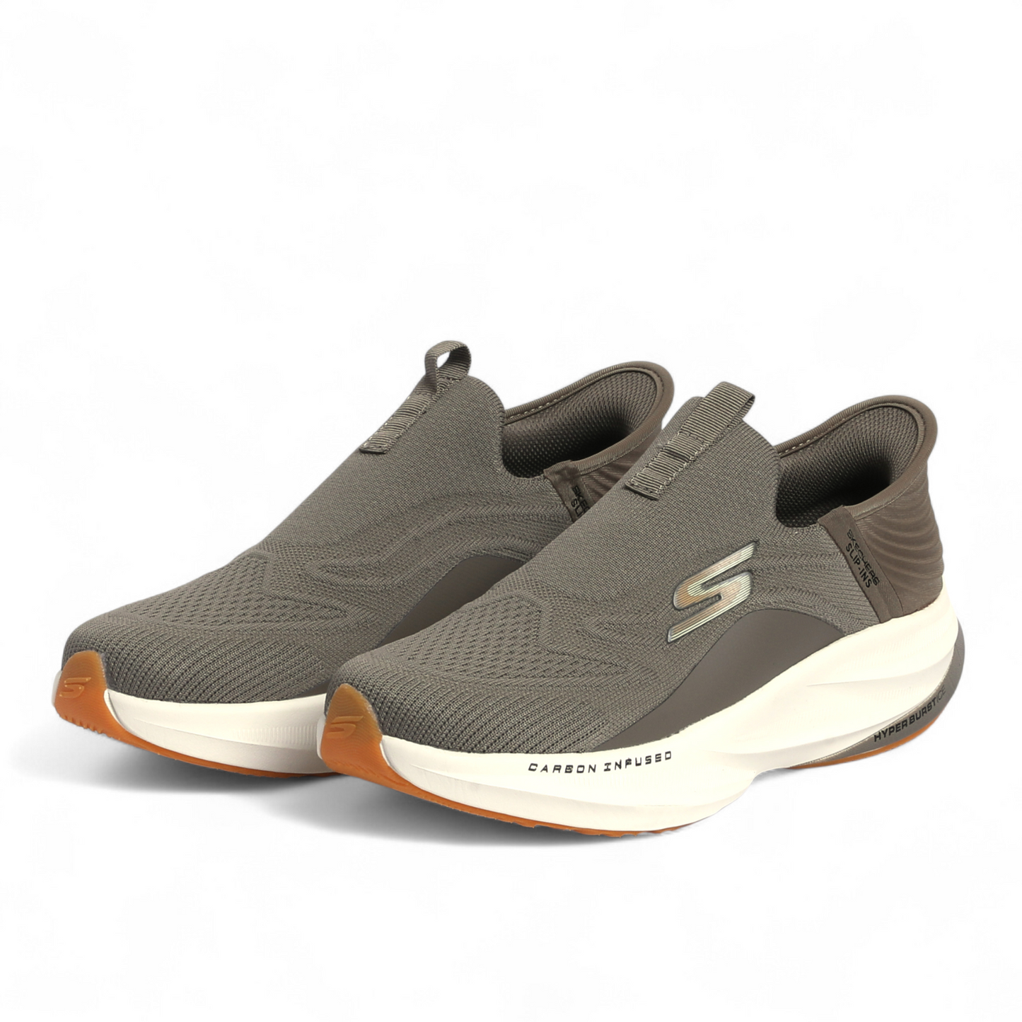 Skechers Slip-Ins – Hyper Burst • Carbon Infused • Goodyear HyperArc Comfort - S4 - in Beige