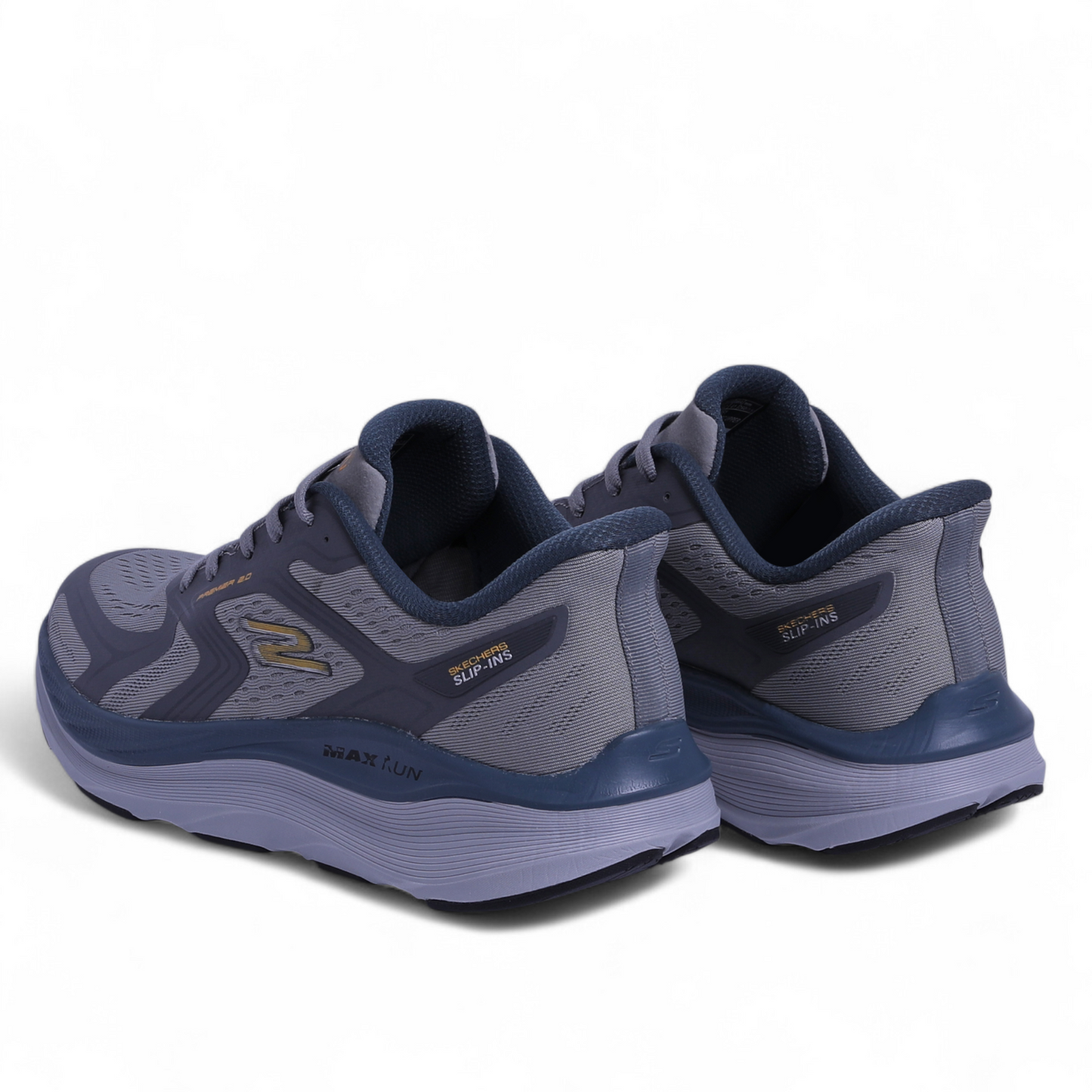 Skechers GO RUN Max Slip‑In – Comfort Meets Performance - DK - in Grey