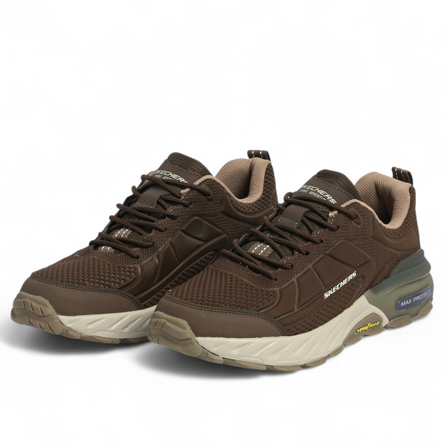 Skechers Max Protect Goodyear Sole - NC - in Brown