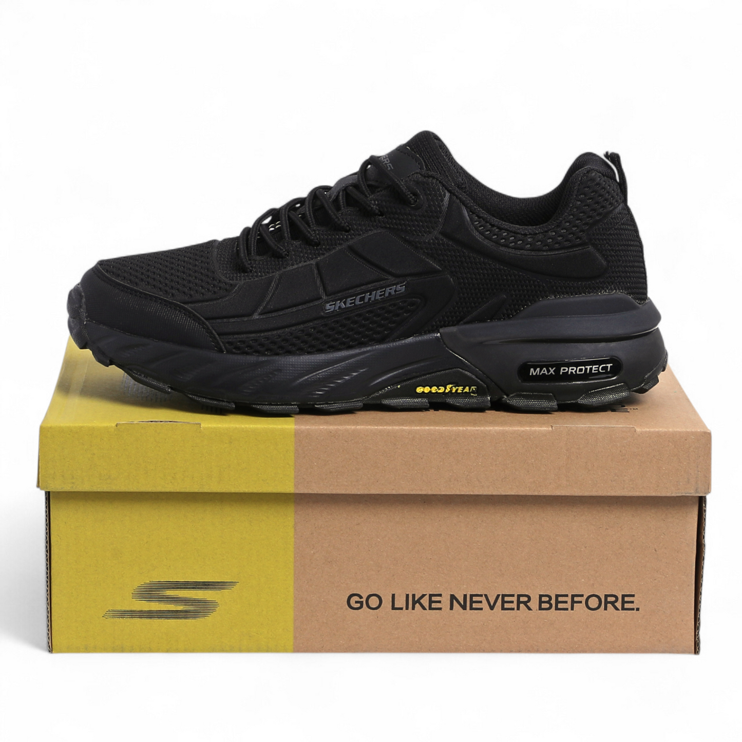 Skechers Max Protect Goodyear Sole - NC - in Black