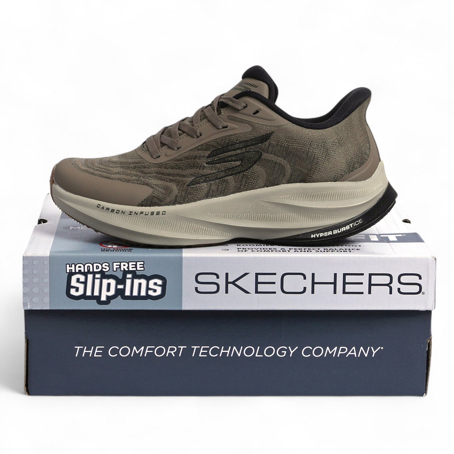 Skechers Slip-Ins – Hyper Burst Ice, Carbon Infused & Hyper Arc Comfort - ED - in Brown