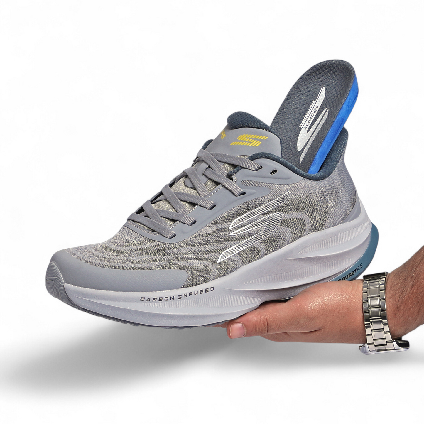 Skechers Slip-Ins – Hyper Burst Ice, Carbon Infused & Hyper Arc Comfort - ED - in Grey