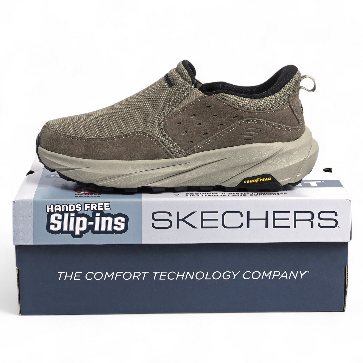 Skechers Slip-Ins with Air Cooled Memory Foam – Easy Comfort, All-Day Support - FR - in Beige