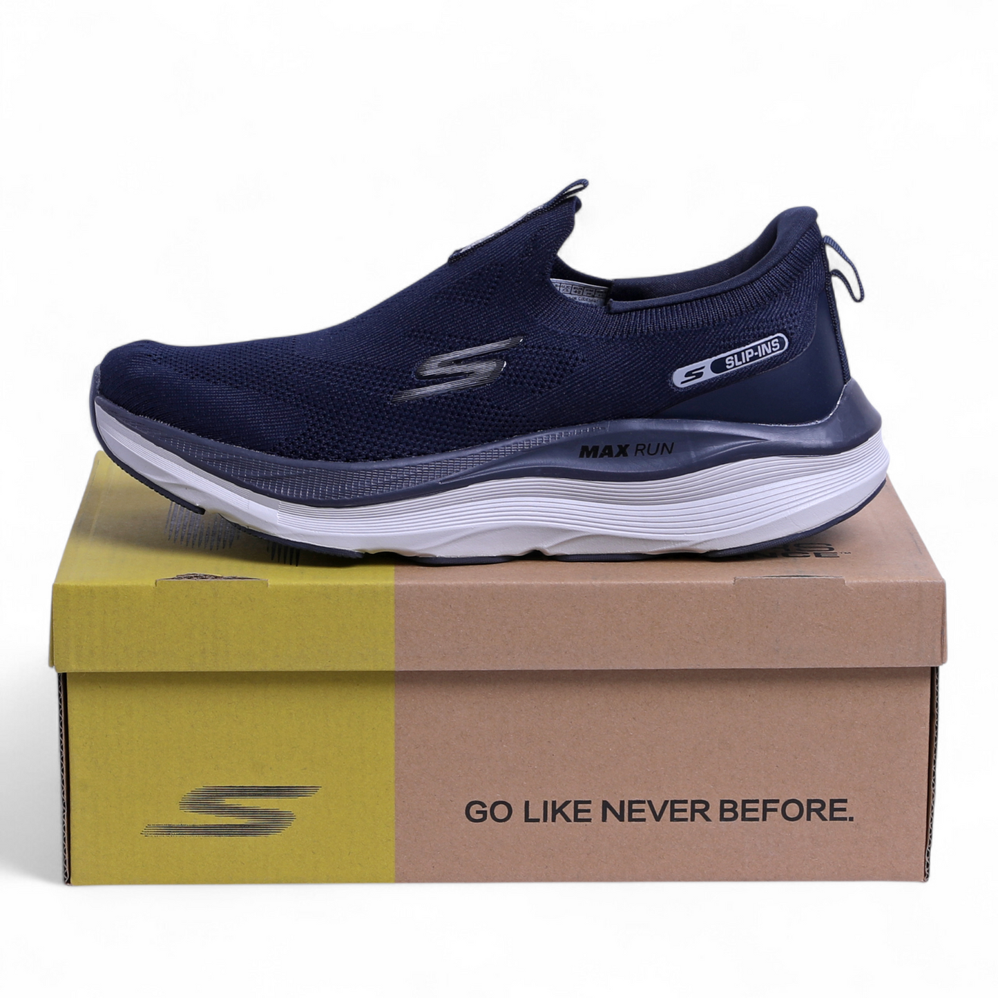 Skechers GO-Walk Max Run Slip-Ins – Effortless Comfort & Everyday Motion - S1 - in Navy