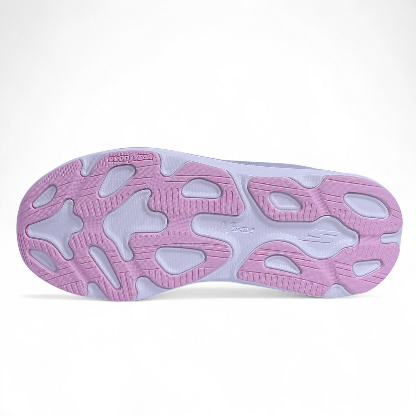 SKECHERS MAX-RUN SLIP-INS –  Comfort & Performance - W5 - in Grey×pink