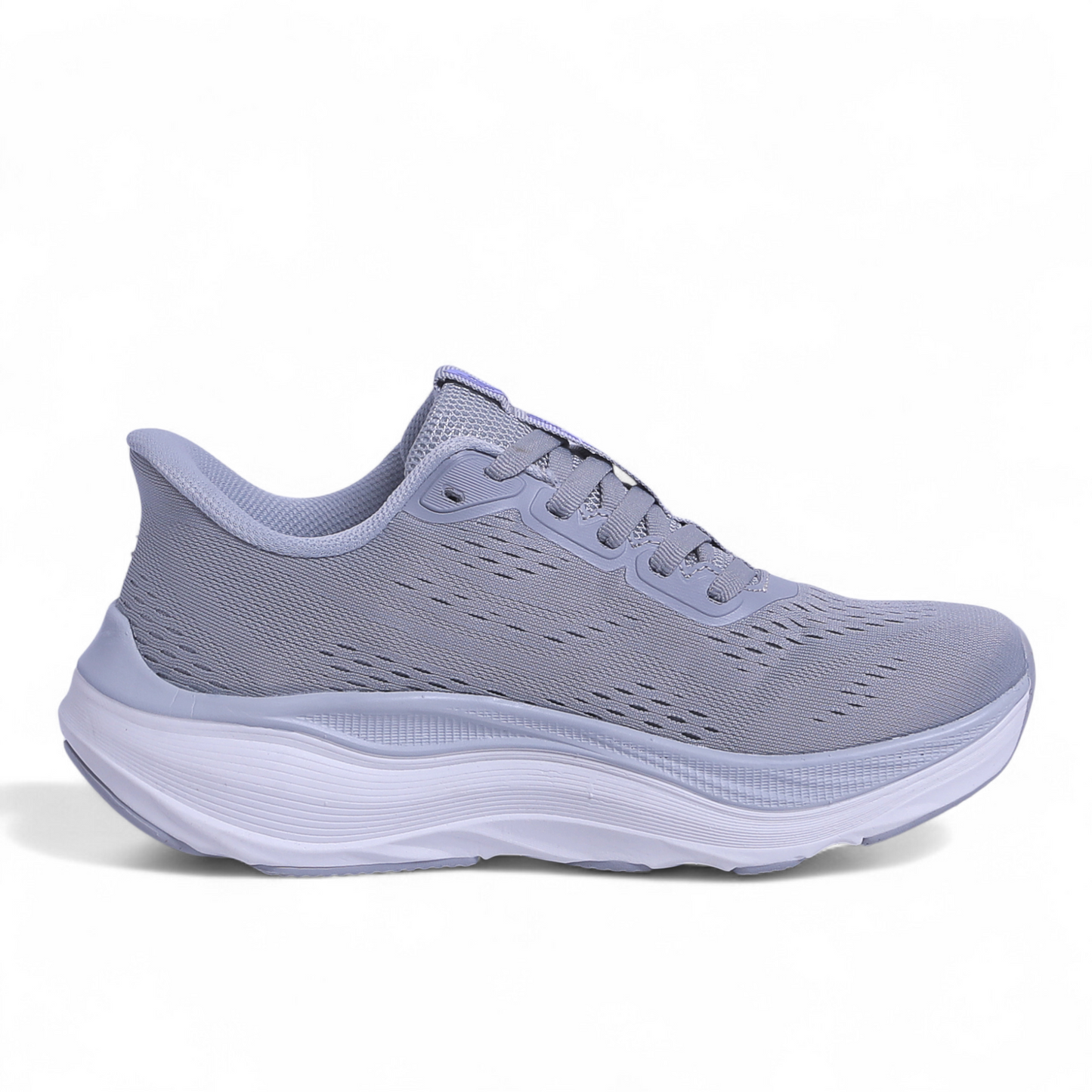 SKECHERS MAX-RUN SLIP-INS –  Comfort & Performance - W5 - in Grey×purble