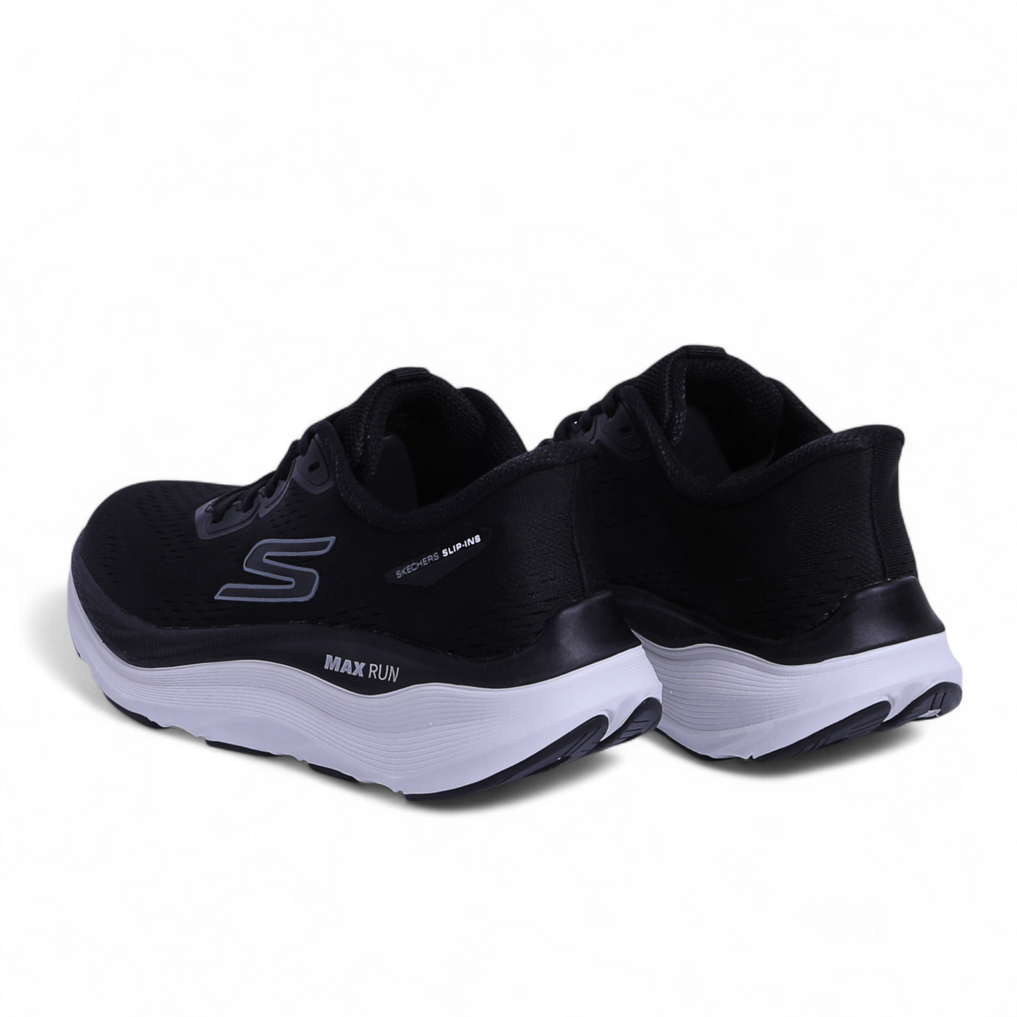 SKECHERS MAX-RUN SLIP-INS –  Comfort & Performance - W5 - in Black