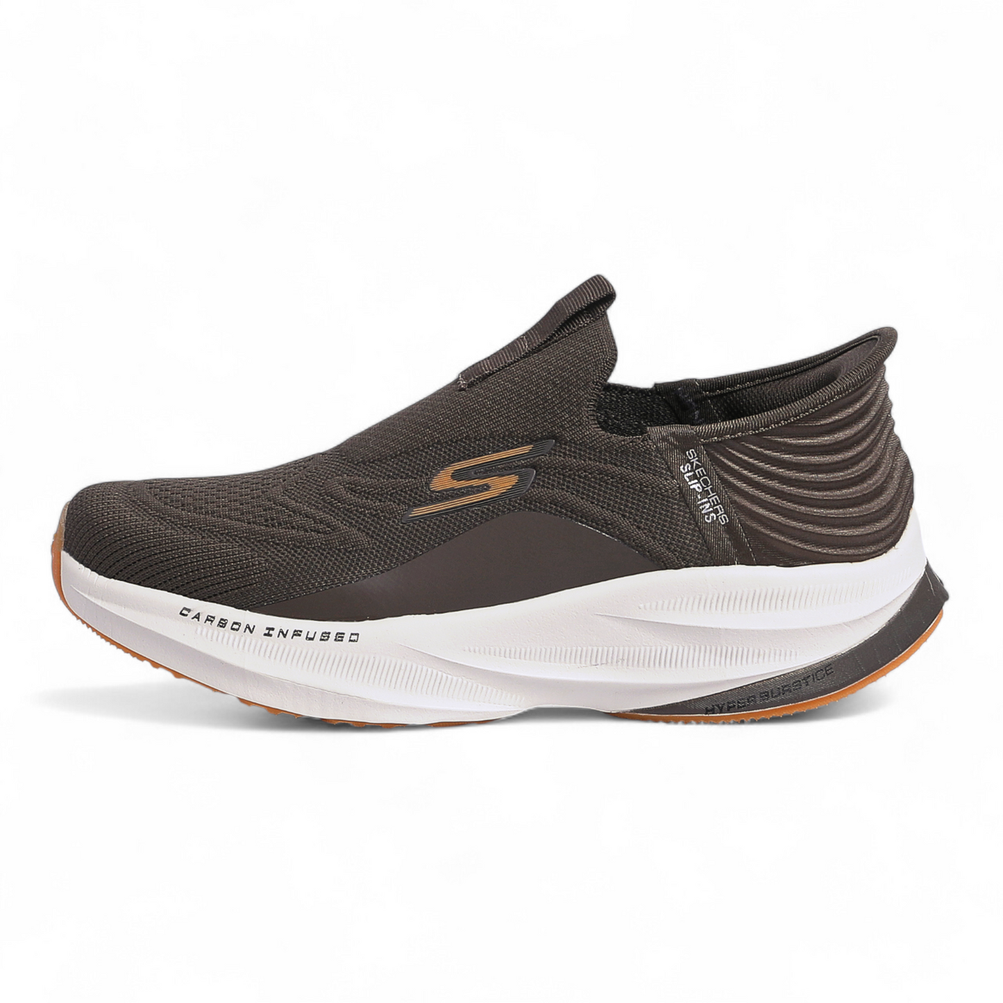 Skechers Slip-Ins – Hyper Burst • Carbon Infused • Goodyear HyperArc Comfort - S4 - in Brown