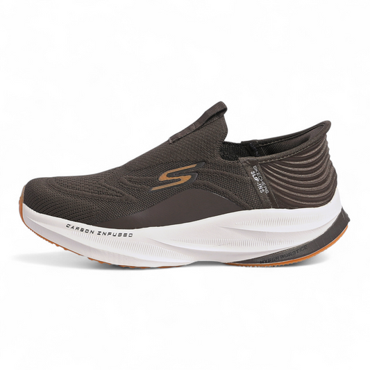 Skechers Slip-Ins – Hyper Burst • Carbon Infused • Goodyear HyperArc Comfort - S4 - in Brown