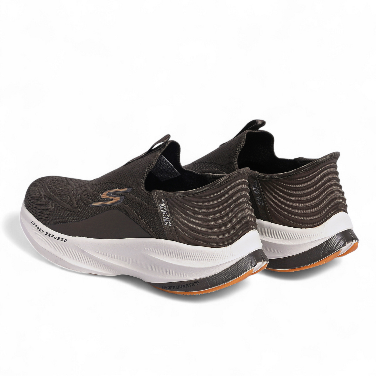 Skechers Slip-Ins – Hyper Burst • Carbon Infused • Goodyear HyperArc Comfort - S4 - in Brown