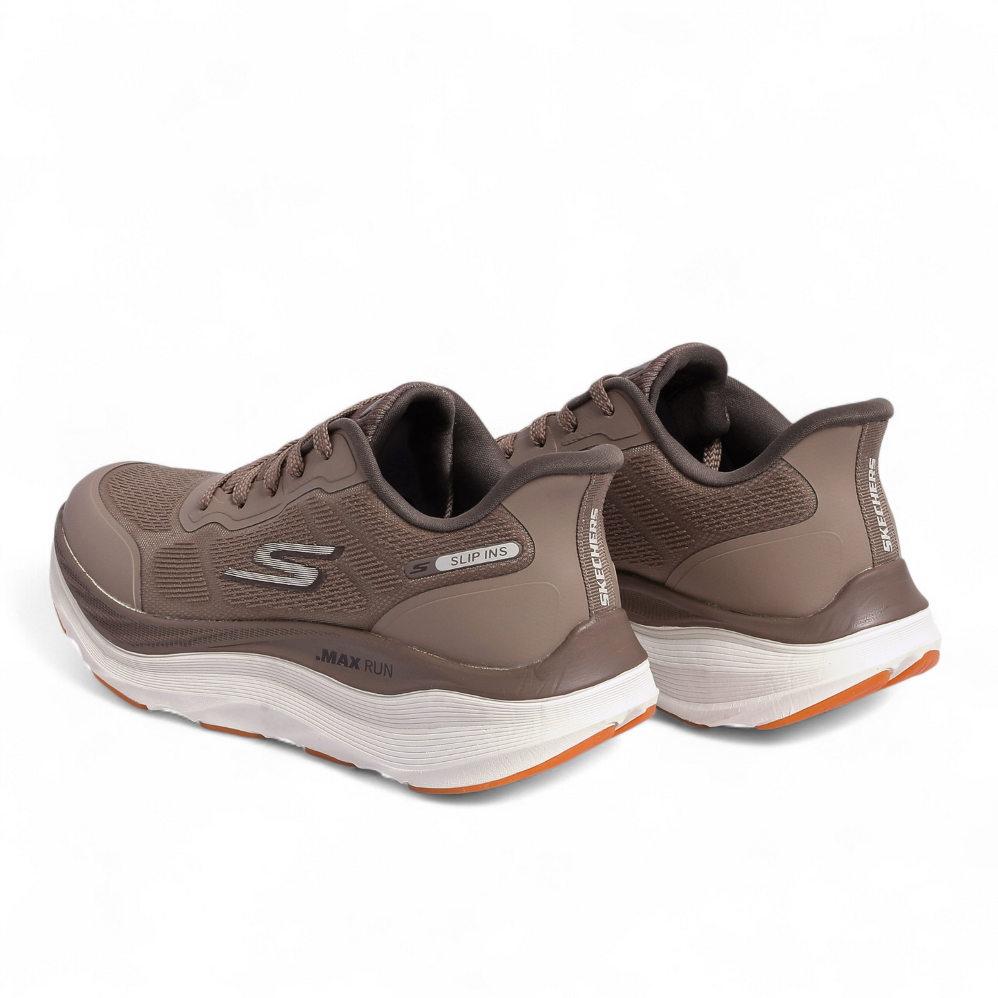 SKECHERS MAX-RUN SLIP-INS –  Comfort & Performance - GR - in Beige