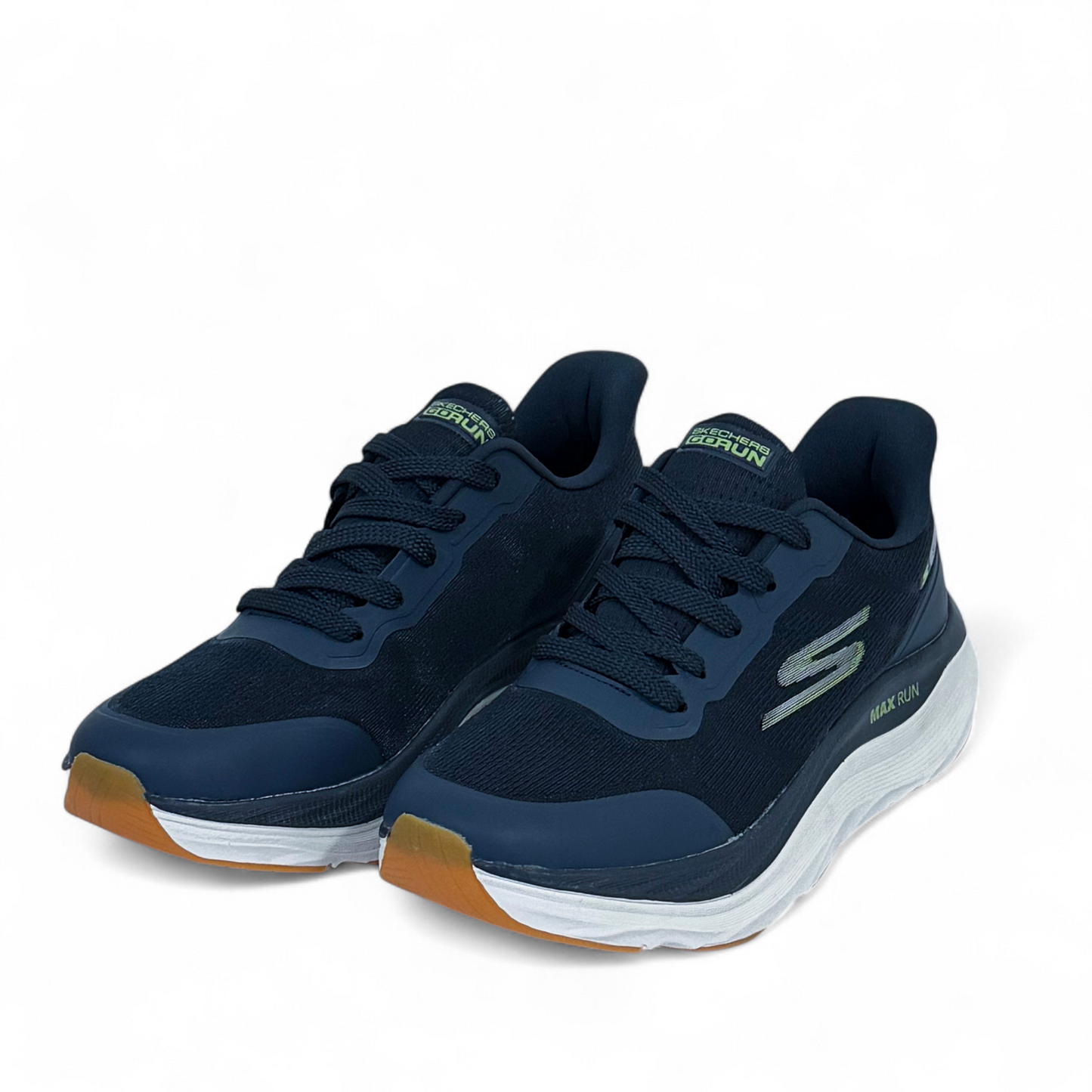 SKECHERS MAX-RUN SLIP-INS –  Comfort & Performance - GR - in Navy