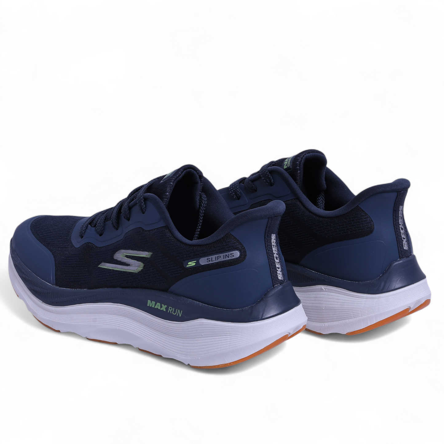 SKECHERS MAX-RUN SLIP-INS –  Comfort & Performance - GR - in Navy