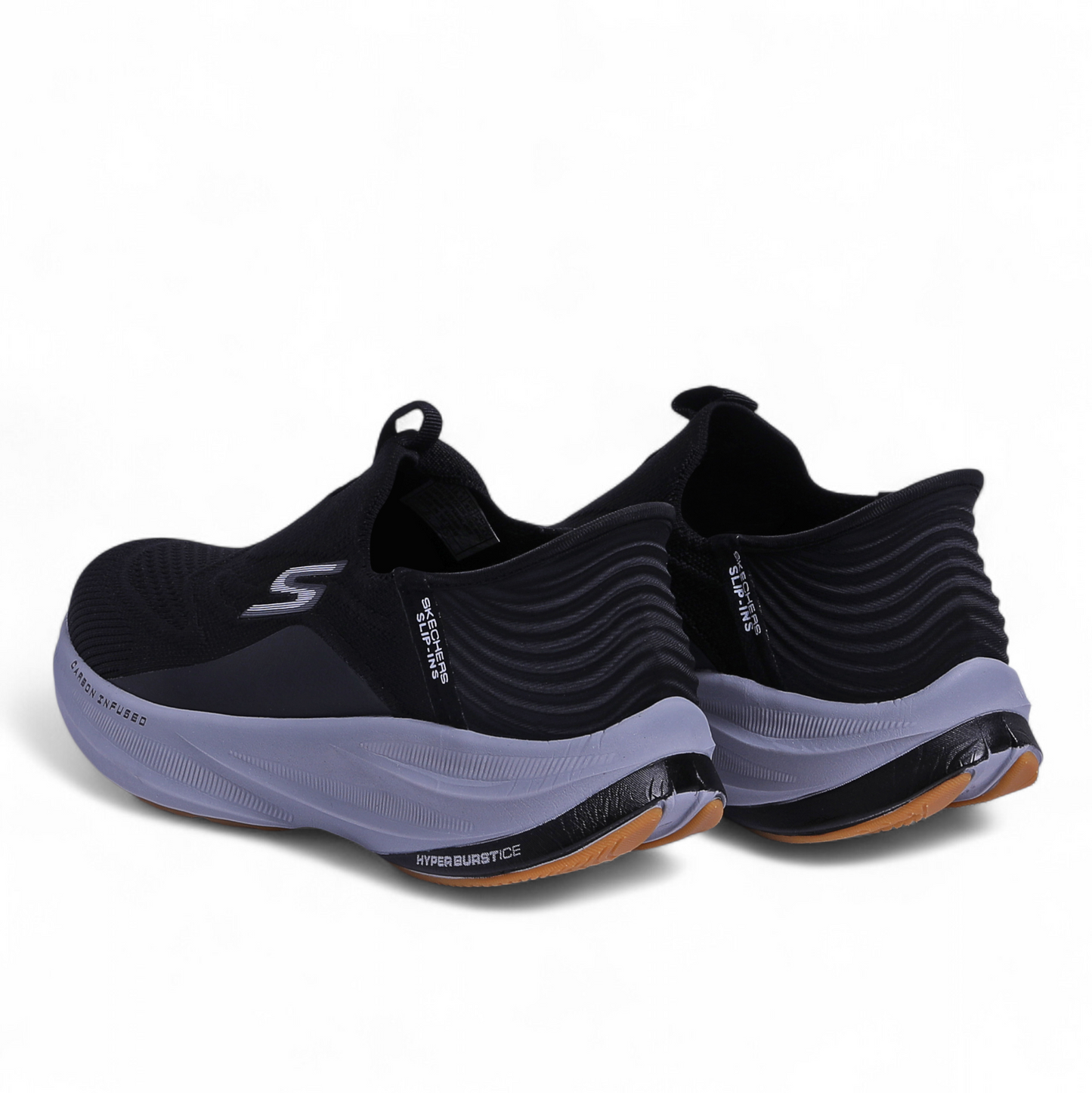 Skechers Slip-Ins – Hyper Burst • Carbon Infused • Goodyear HyperArc Comfort - S4 - in Black
