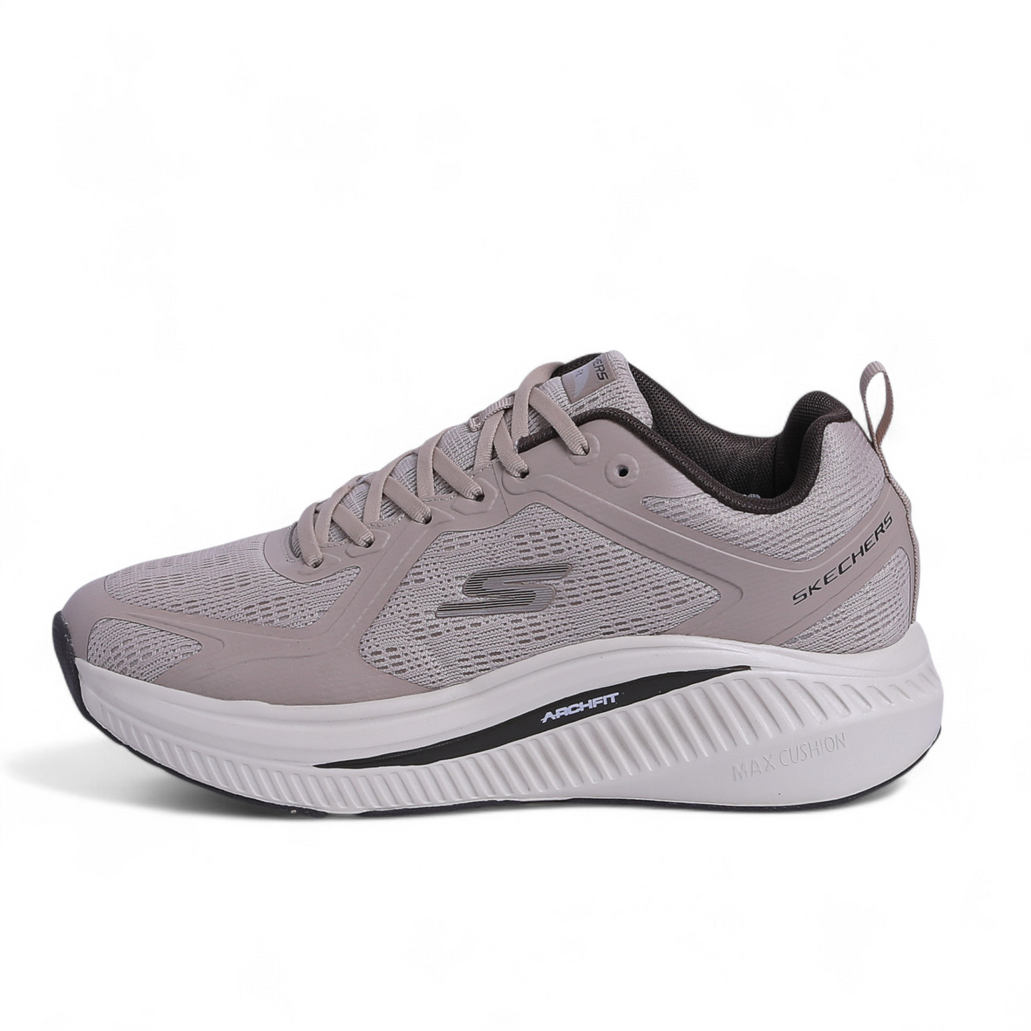 Skechers Go Run Max Cushioning Arch Fit – Superior Comfort & Support - CU - in Beige