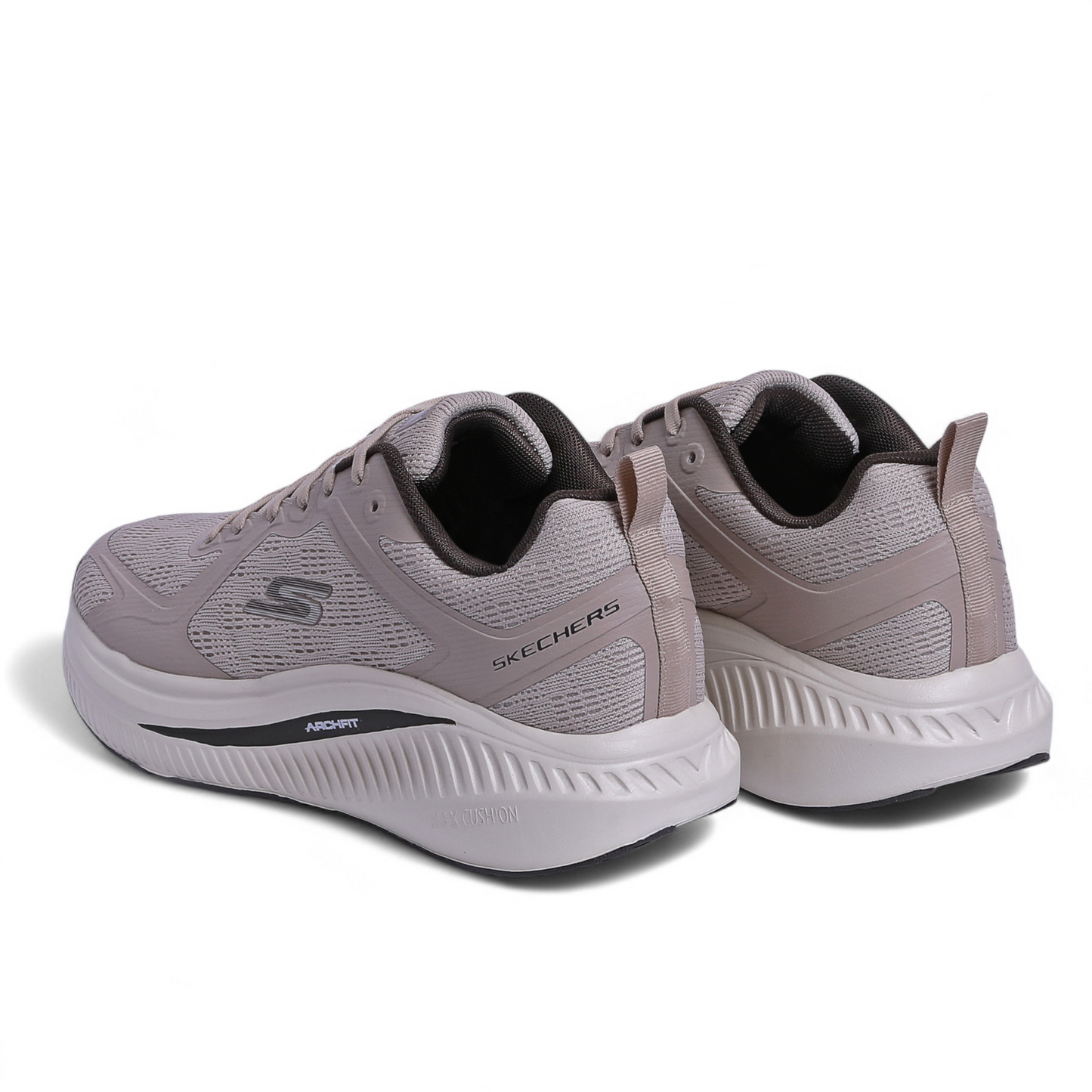 Skechers Go Run Max Cushioning Arch Fit – Superior Comfort & Support - CU - in Beige