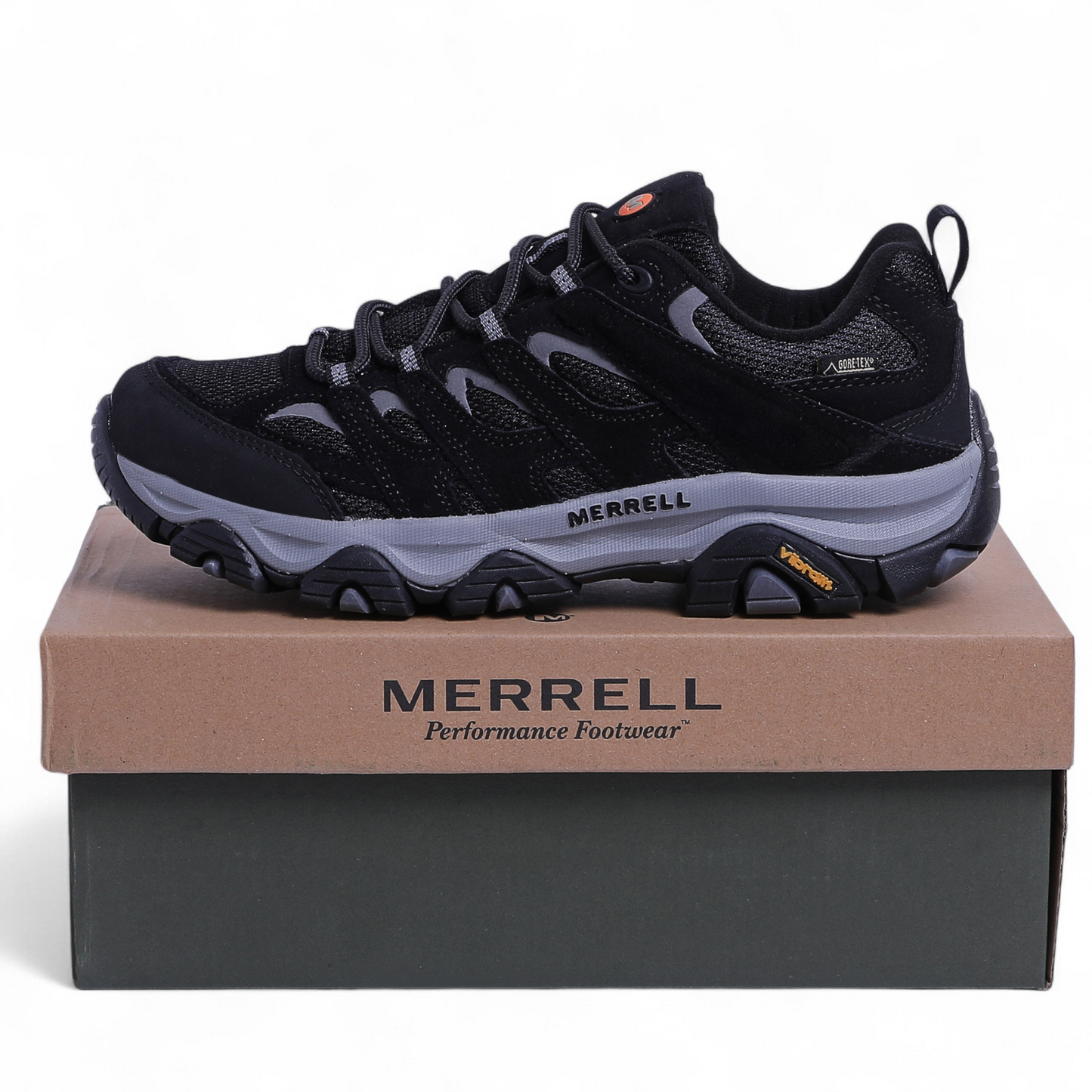 Merrell Moab 3 Gore-Tex - Rugged Performance, All-Day Comfort - ME - in Black