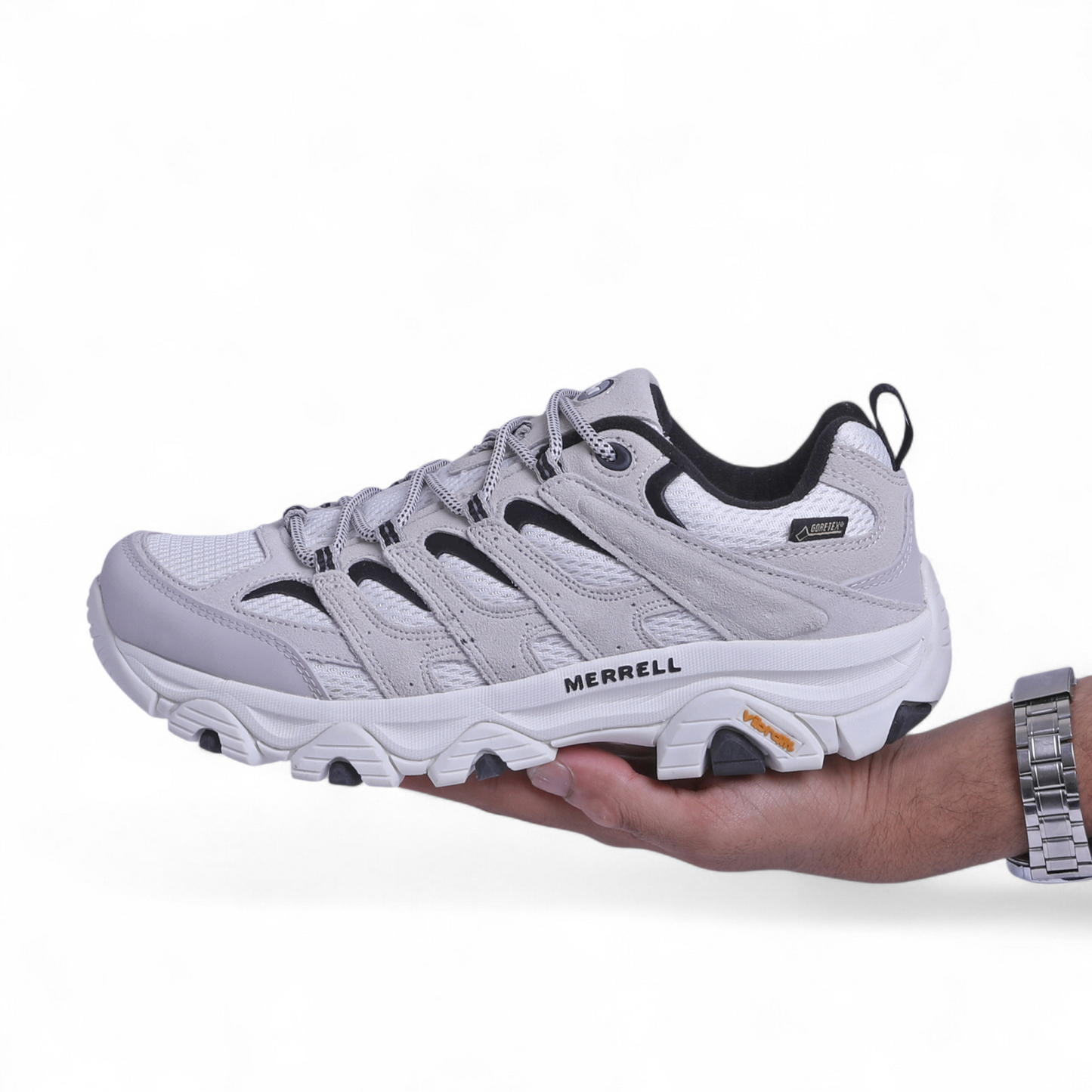 Merrell Moab 3 Gore-Tex - Rugged Performance, All-Day Comfort - ME - in White