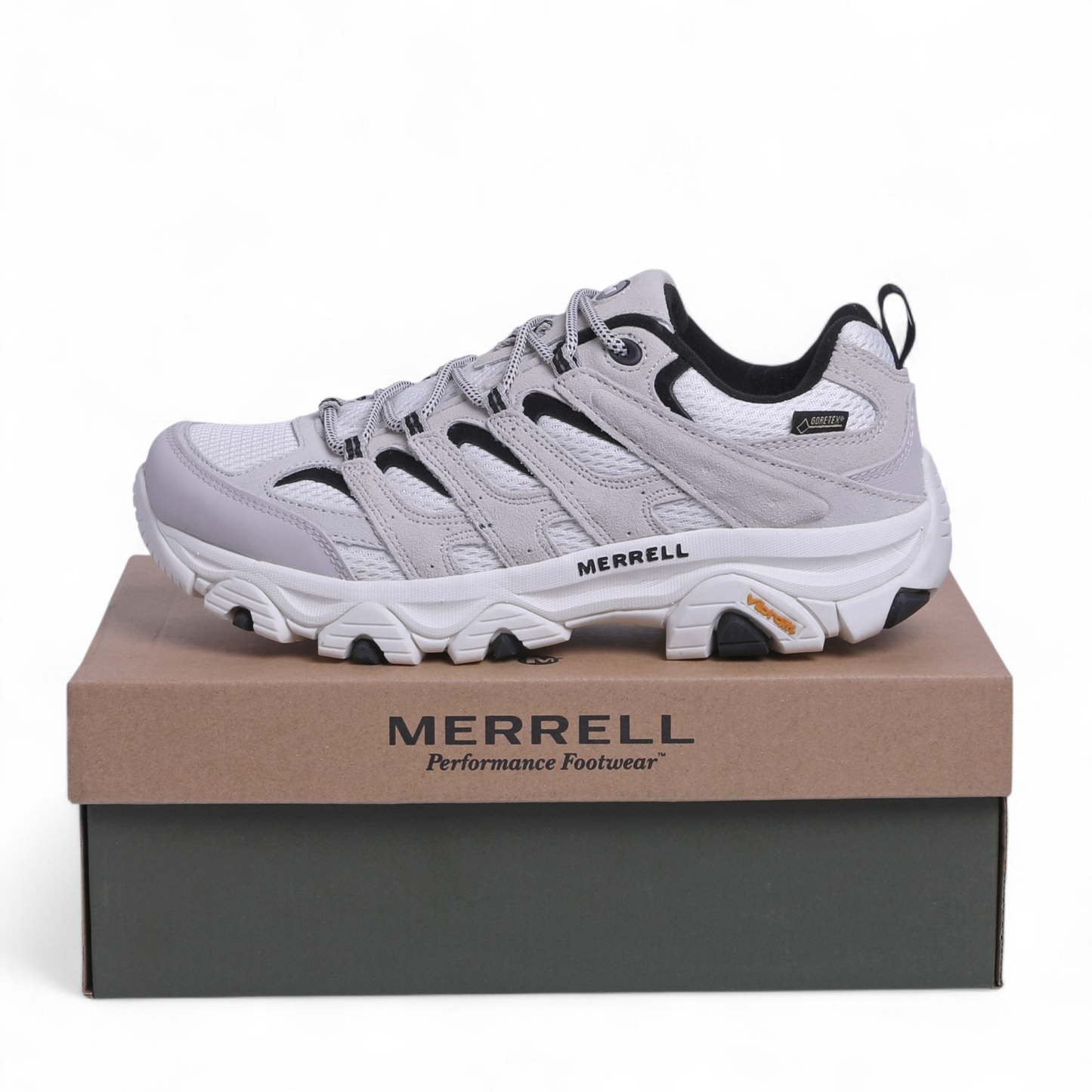Merrell Moab 3 Gore-Tex - Rugged Performance, All-Day Comfort - ME - in White