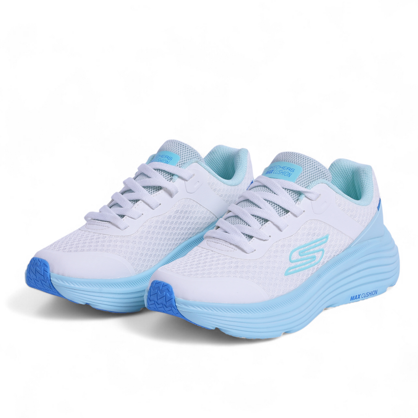 Skechers Max Cushioning Elite – Air-Cooled Goga Mat Comfort - WT - in White