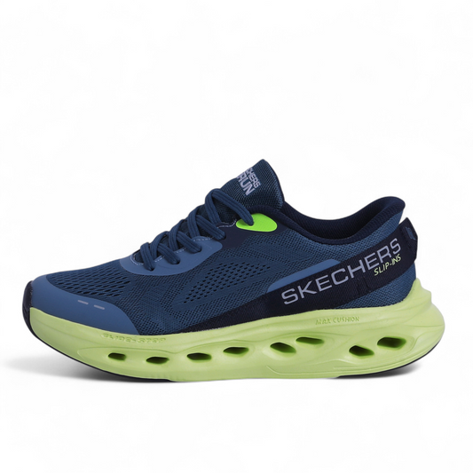 Skechers MAX CUSHIONING GLIDE-STEP – Smooth Comfort & Everyday Performance - EB - in Blue