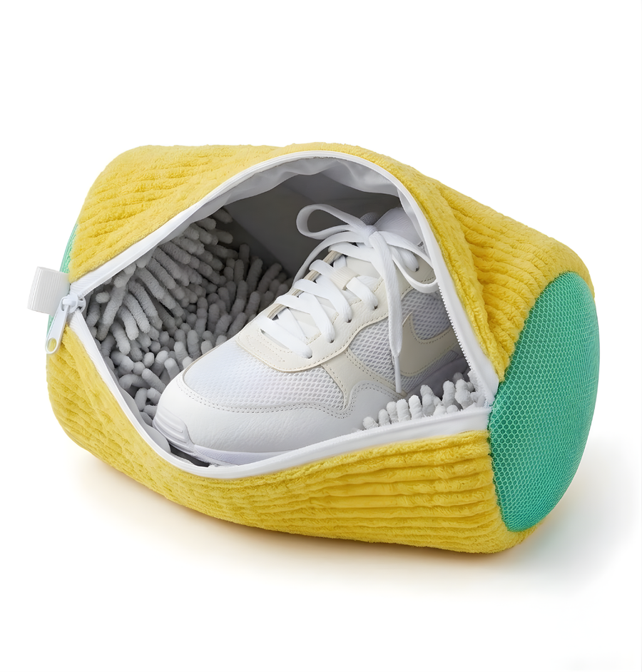 Shoe Washing Bag - Reusable 360° Protector Cleaning bag – Yellow