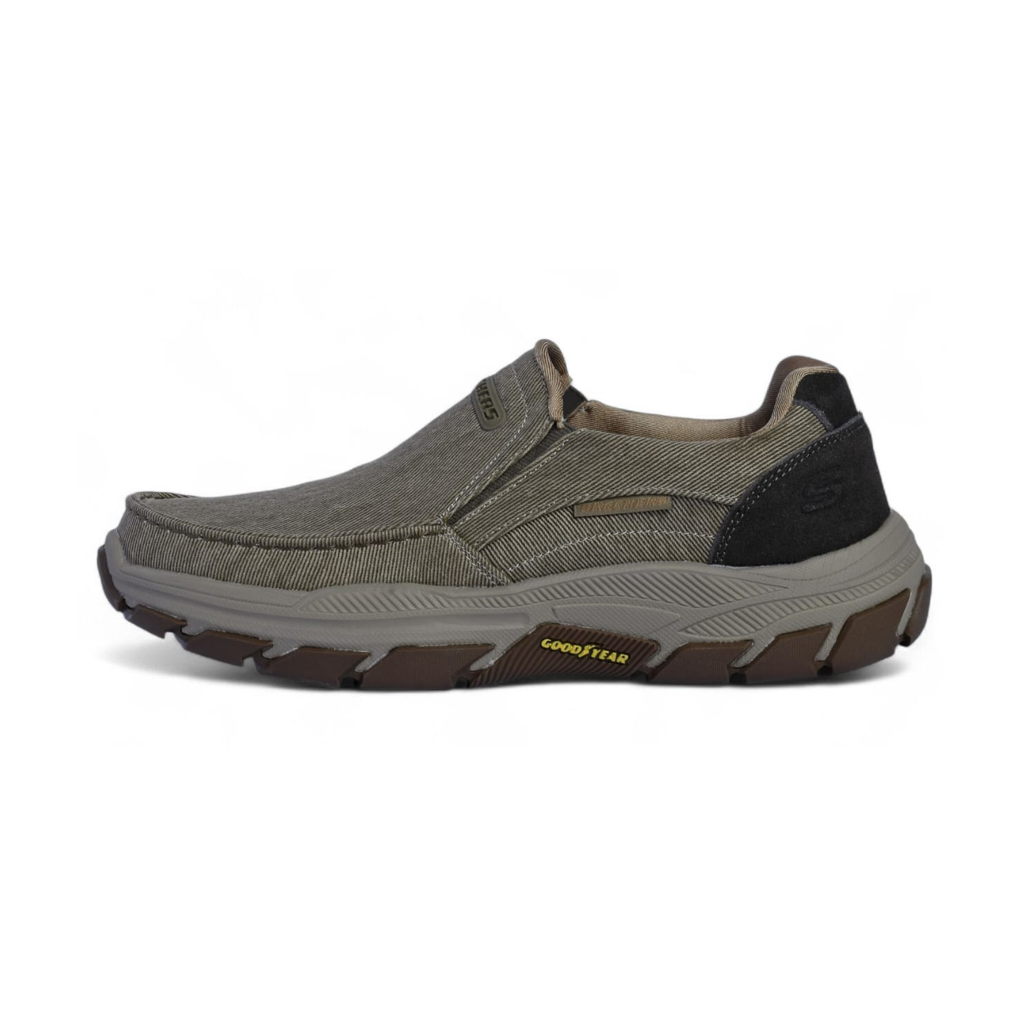 Skechers Relaxed Fit Segment 2.0 Brogden with Goodyear Sole BR - in Beige