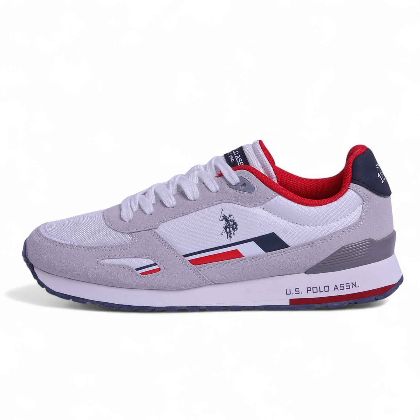 U.S. Polo Assn. Men’s Sneakers TABRY001B – Classic Style with Everyday Comfort - US - in White