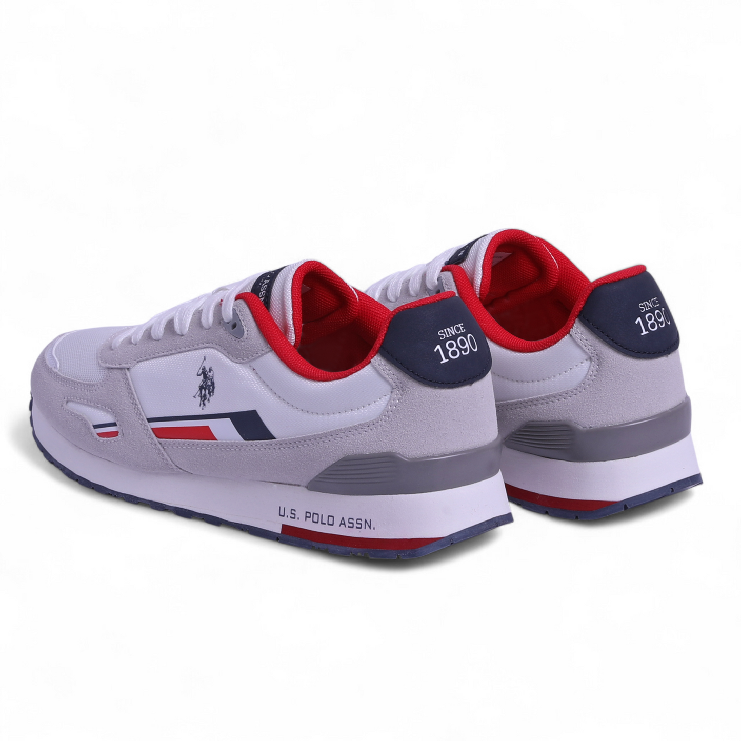U.S. Polo Assn. Men’s Sneakers TABRY001B – Classic Style with Everyday Comfort - US - in White