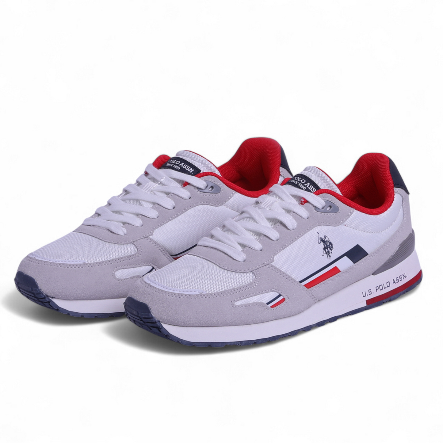 U.S. Polo Assn. Men’s Sneakers TABRY001B – Classic Style with Everyday Comfort - US - in White