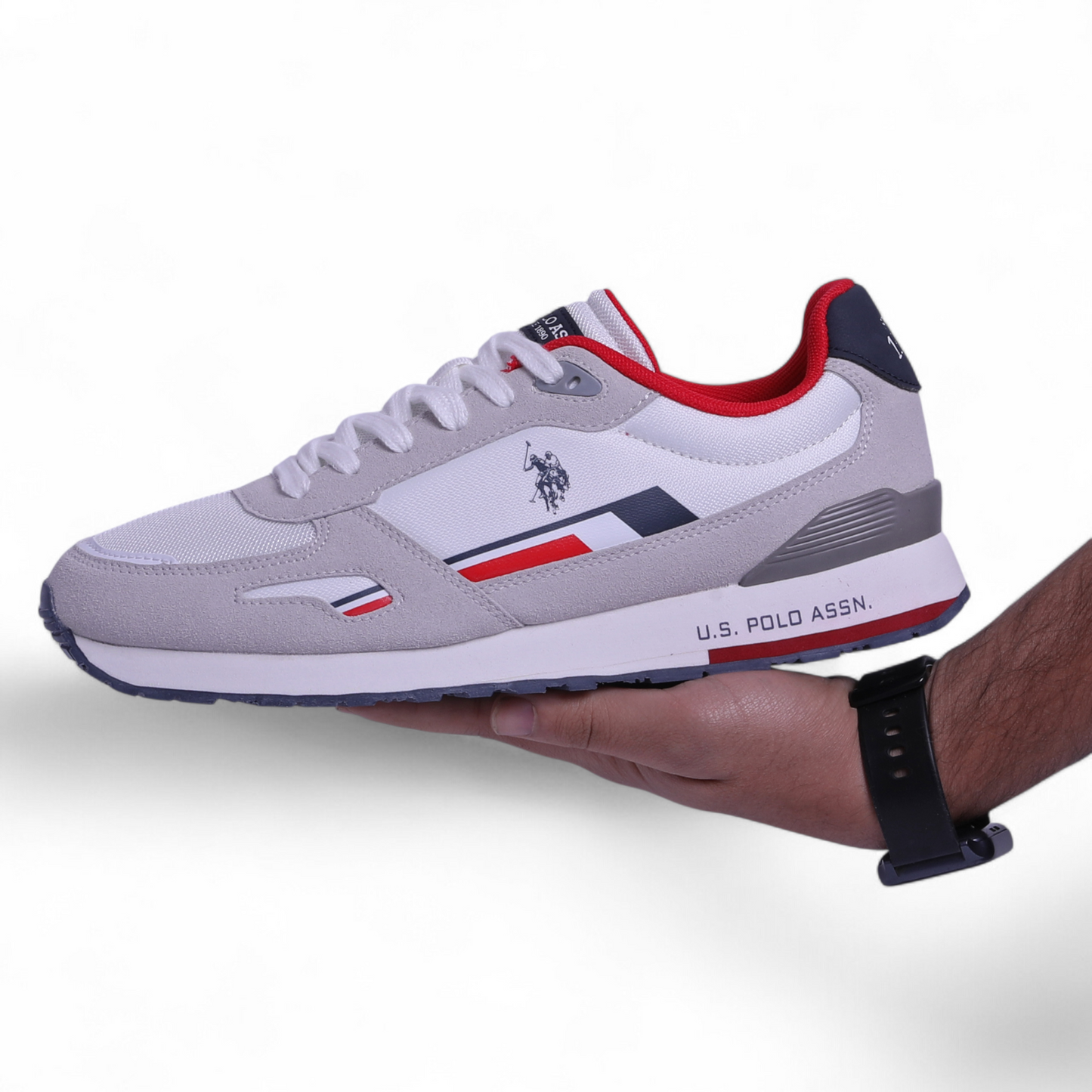 U.S. Polo Assn. Men’s Sneakers TABRY001B – Classic Style with Everyday Comfort - US - in White
