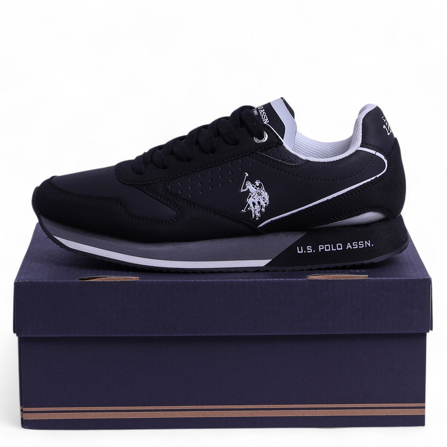 U.S. POLO ASSN. NOBIL003E – Classic Comfort & Everyday Style - PO - in Black