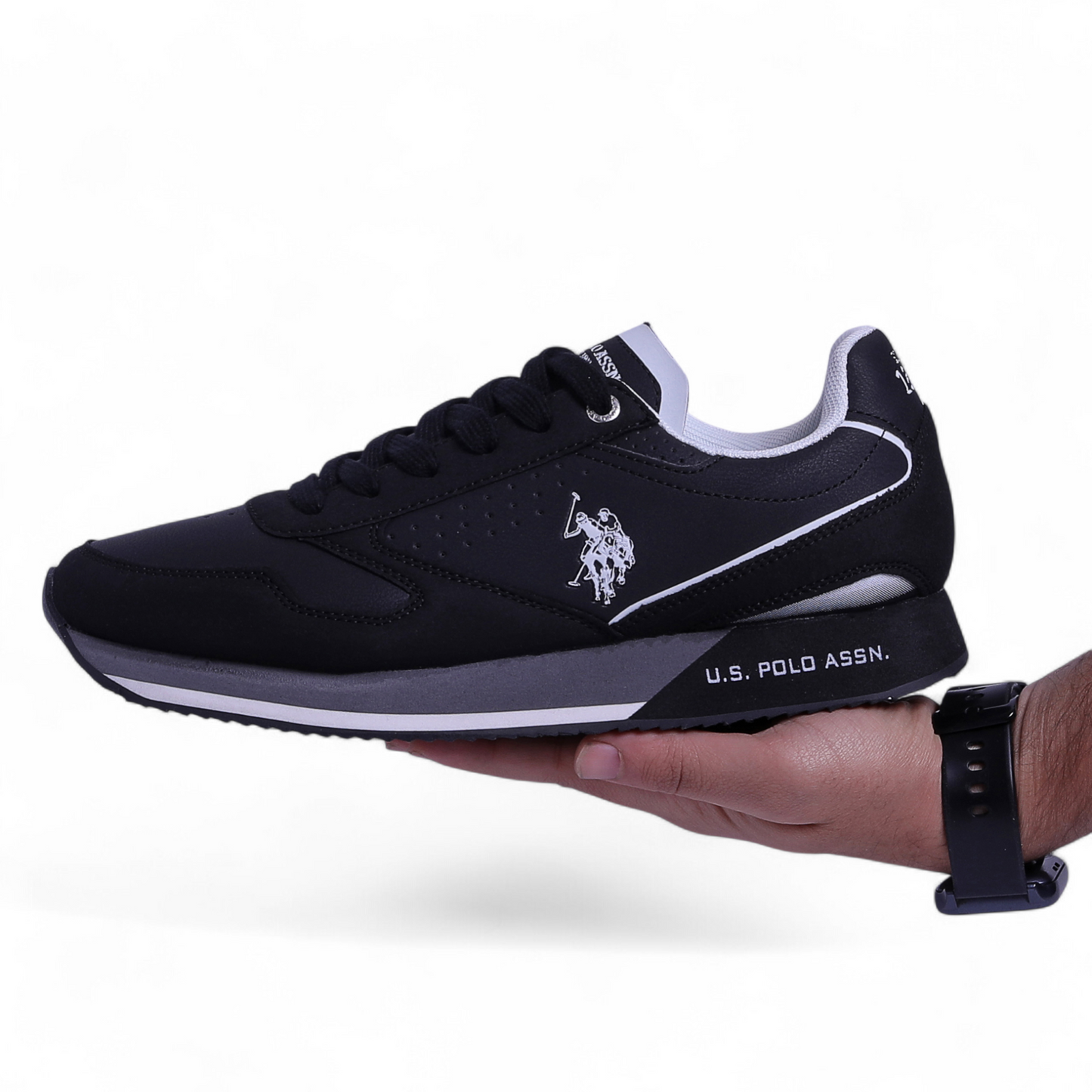 U.S. POLO ASSN. NOBIL003E – Classic Comfort & Everyday Style - PO - in Black