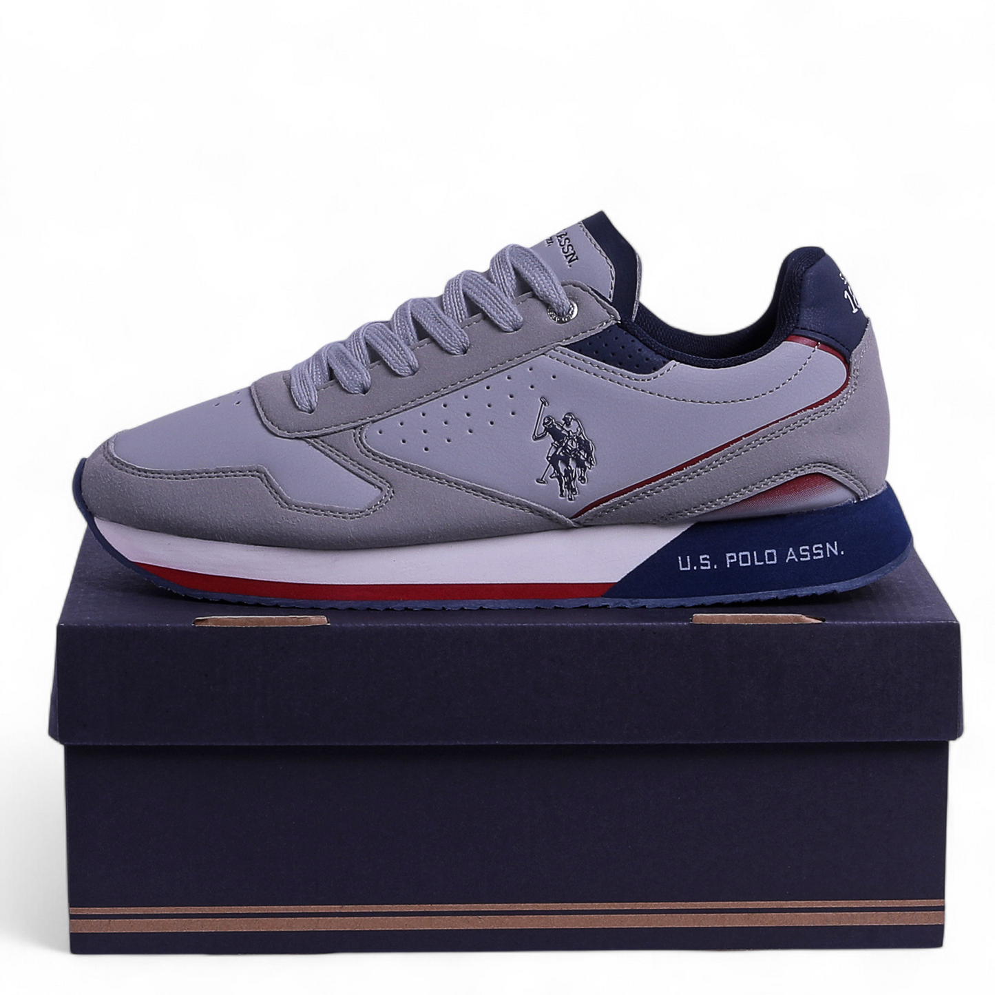 U.S. POLO ASSN. NOBIL003E – Classic Comfort & Everyday Style - PO - in Light grey
