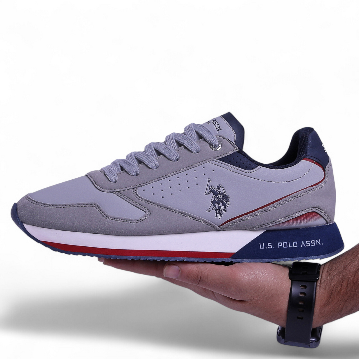 U.S. POLO ASSN. NOBIL003E – Classic Comfort & Everyday Style - PO - in Light grey
