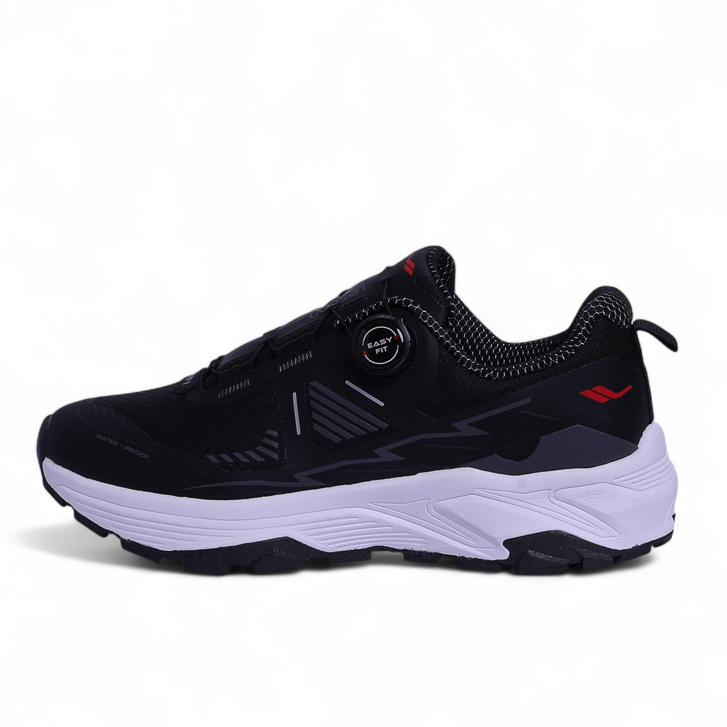 LESCON Waterproof Easy Fit Sneakers – Comfort Meets All-Weather Performance  - LES - in Black×white