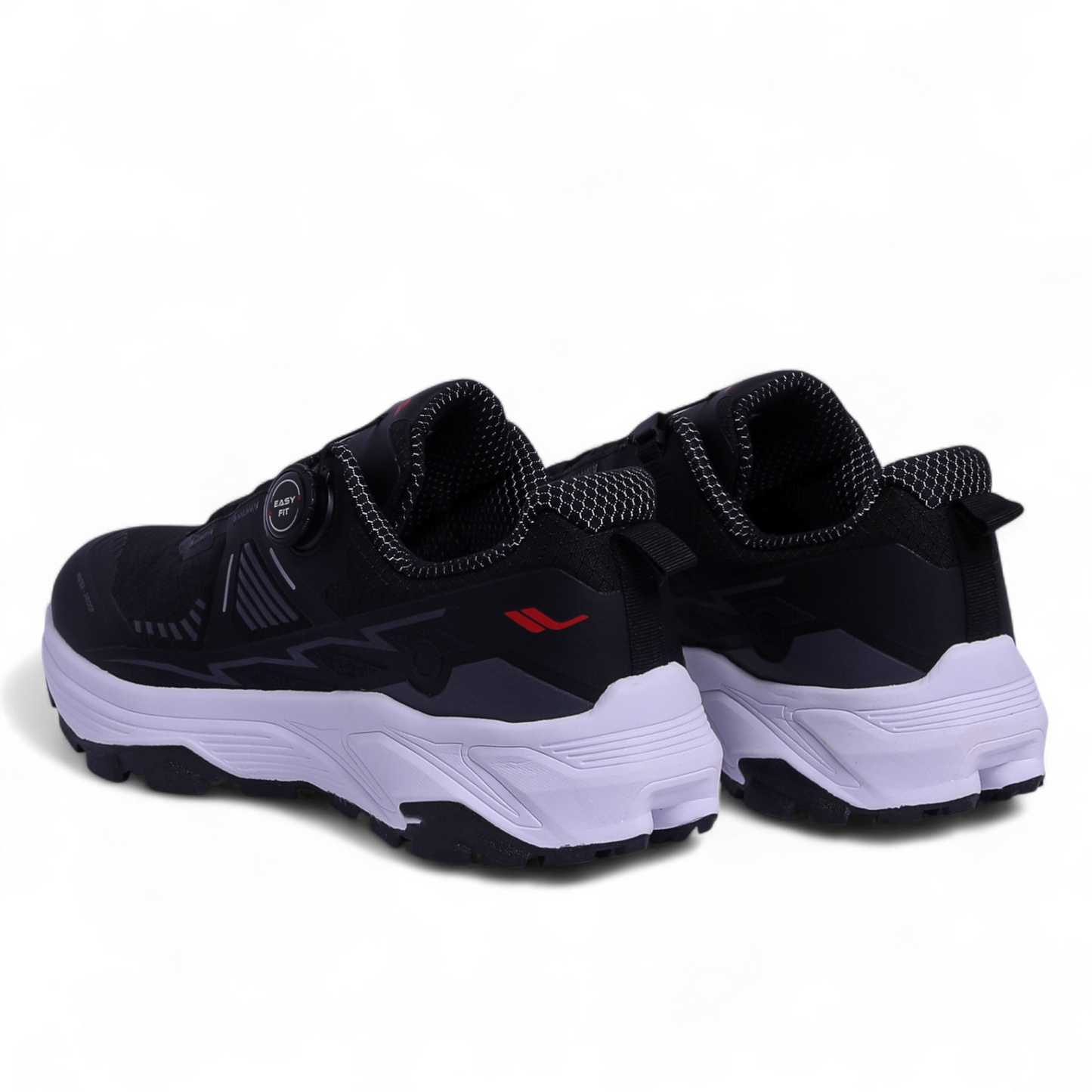 LESCON Waterproof Easy Fit Sneakers – Comfort Meets All-Weather Performance  - LES - in Black×white