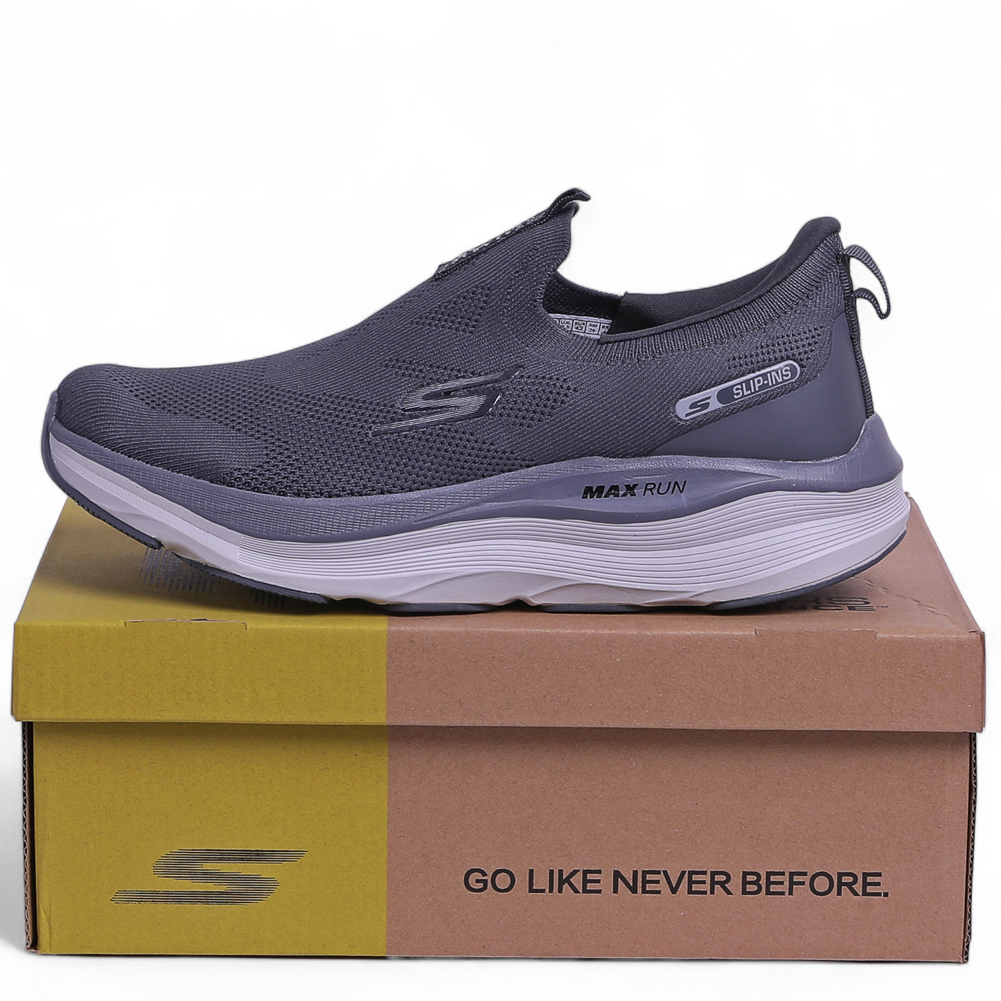 Skechers GO-Walk Max Run Slip-Ins – Effortless Comfort & Everyday Motion - S1 - in Grey