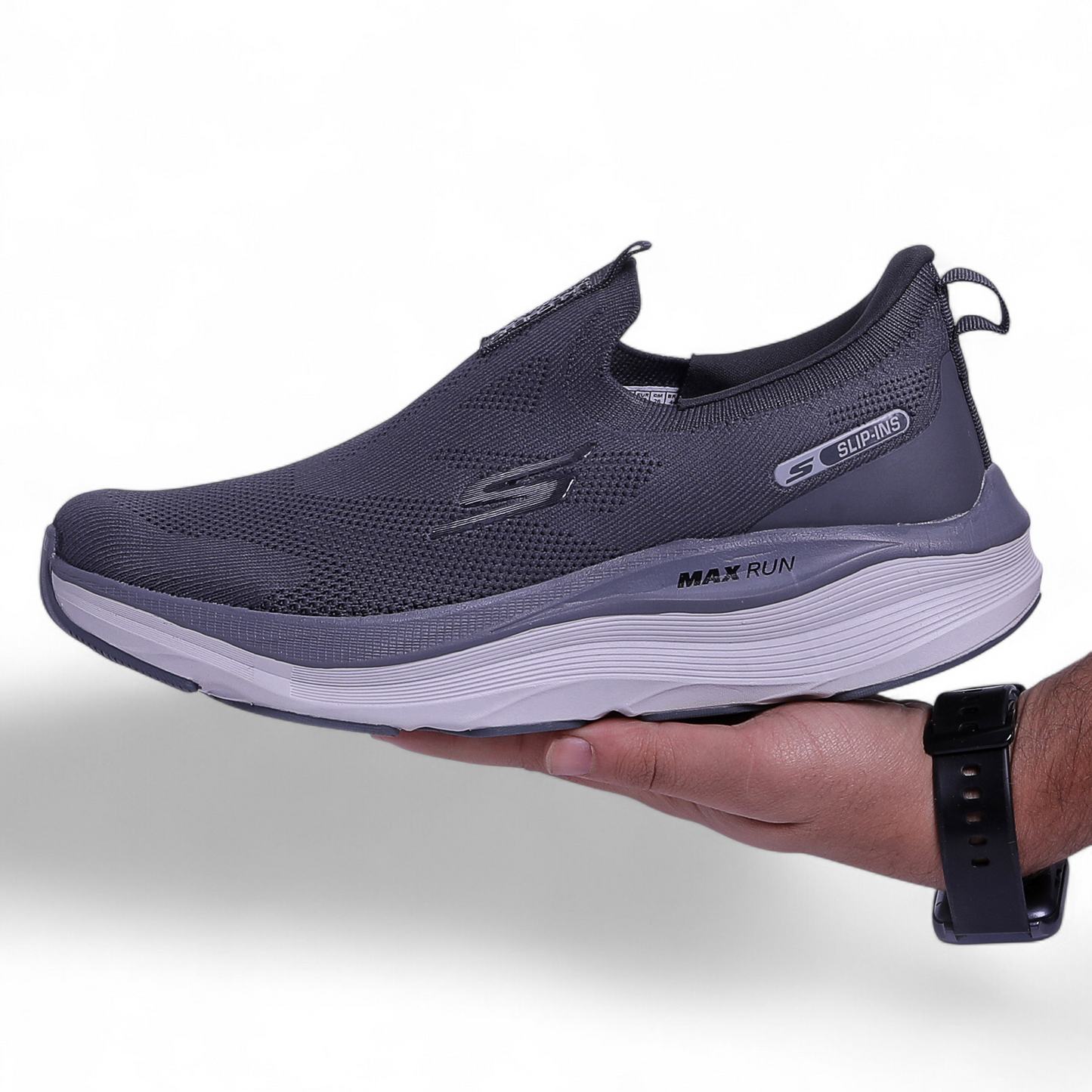 Skechers GO-Walk Max Run Slip-Ins – Effortless Comfort & Everyday Motion - S1 - in Grey