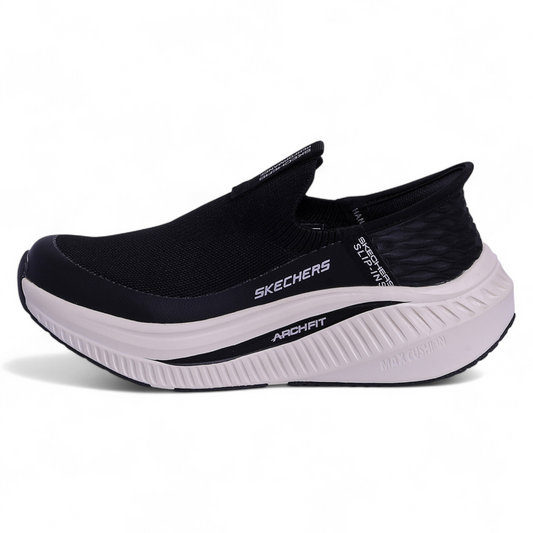 Skechers Arch Fit Max Cushion Slip-Ins – All-Day Comfort with Easy Slip-In Design - ERS - in Black