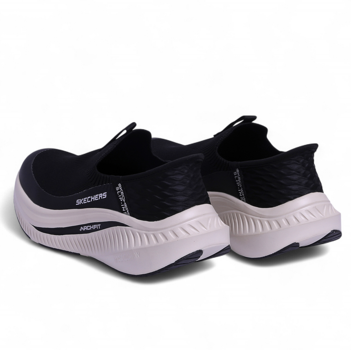 Skechers Arch Fit Max Cushion Slip-Ins – All-Day Comfort with Easy Slip-In Design - ERS - in Black