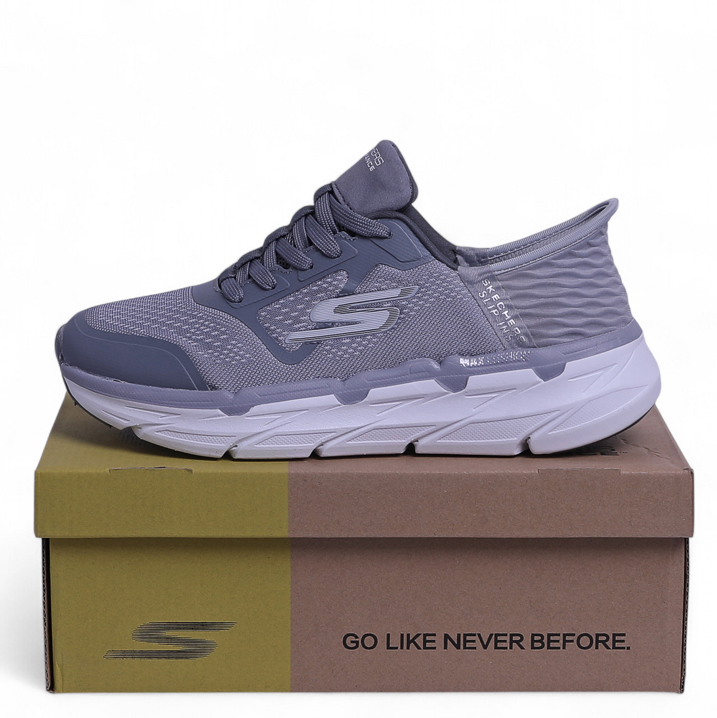 Skechers Max Cushioning Slip-ins – All-Day Comfort for Running, Walking & Athletic Life - CYC - in Grey