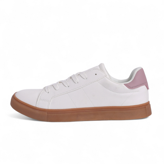 Classic Low-Top Casual Sneakers – Clean Design, Everyday Comfort - IN - in White